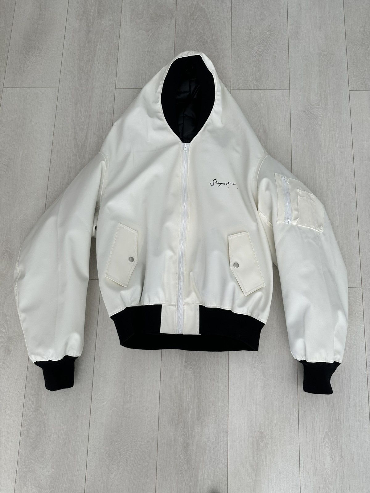 Anonymous Club ANONYMOUS CLUB WHITE NOTORIOUS BOMBER JACKET Size US S / EU 44-46 / 1 - 4 Thumbnail