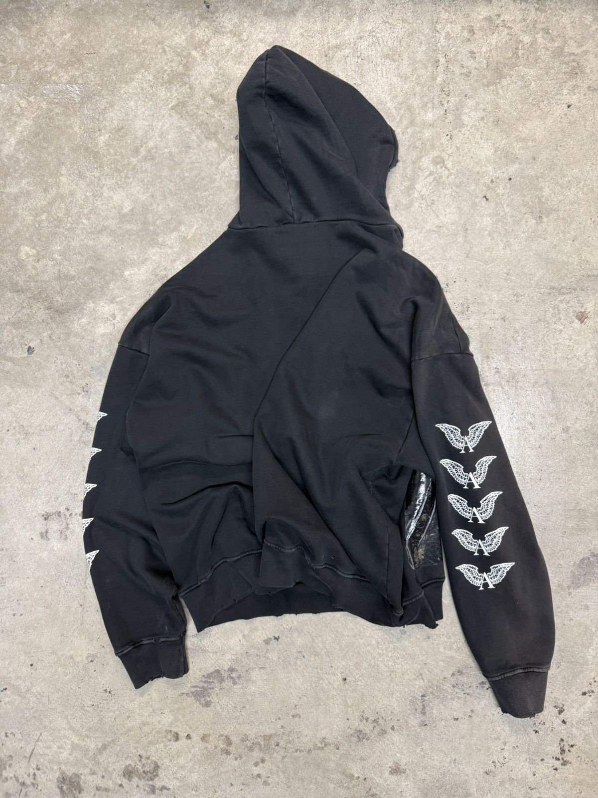 ALEXANDER DIGENOVA Alexander Digenova Black Logo Melt Lock Hoodie Size US L / EU 52-54 / 3 - 2 Thumbnail
