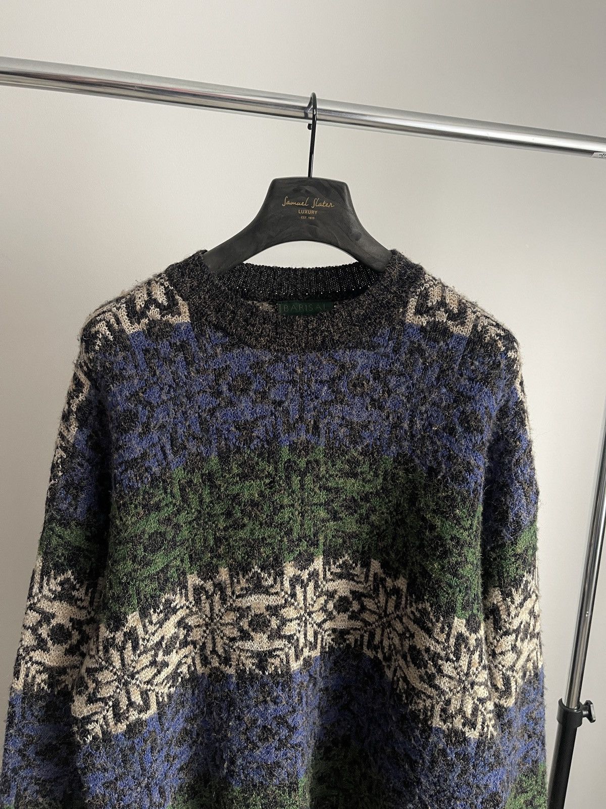 Vintage Vintage Rare Patterned Knit Sweater Barisal Alpaca Wool XL Size US XL / EU 56 / 4 - 3 Thumbnail