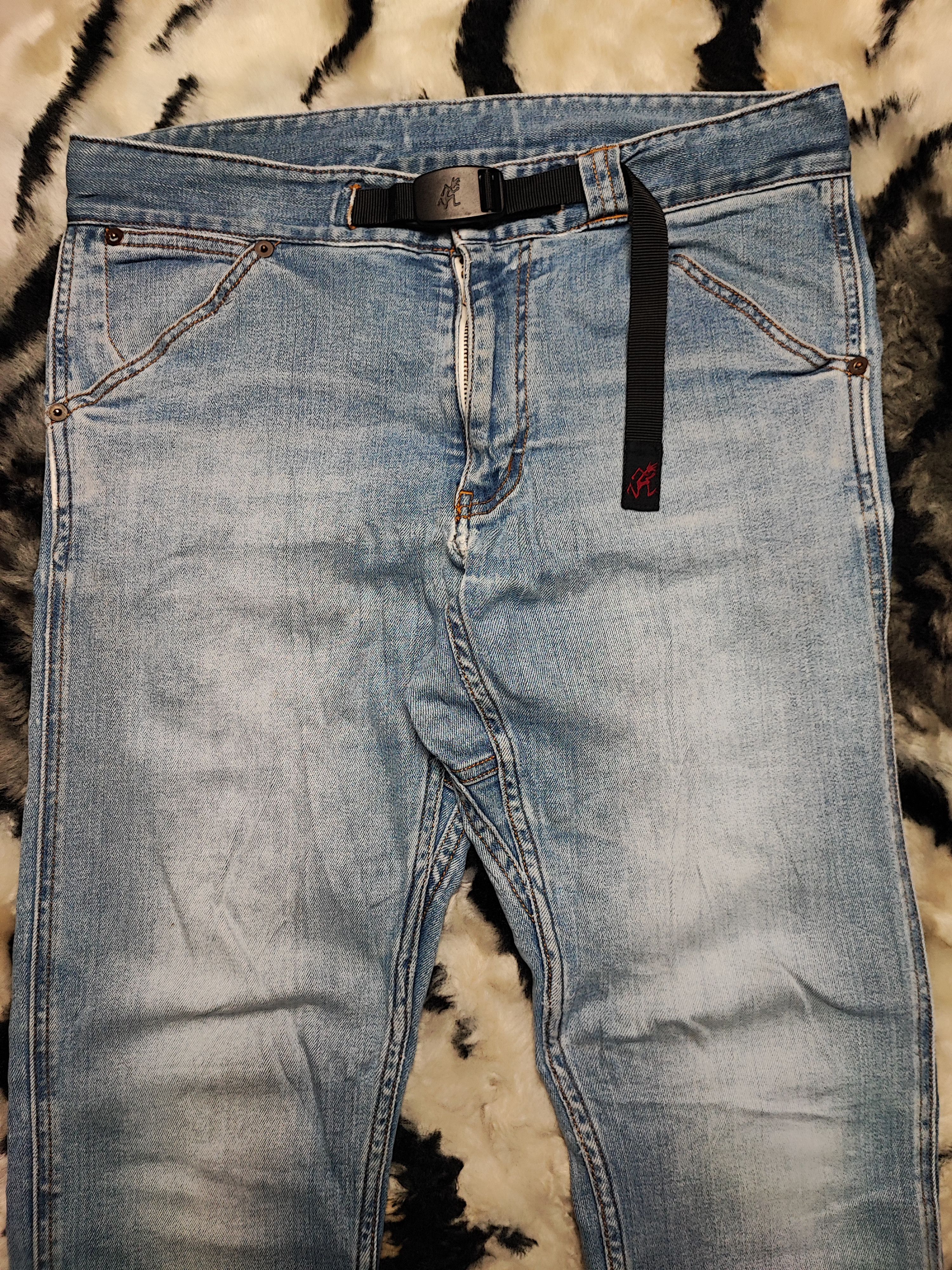 Gramicci Skinny Distressed Denim by Gramicci Size US 31 - 5 Thumbnail