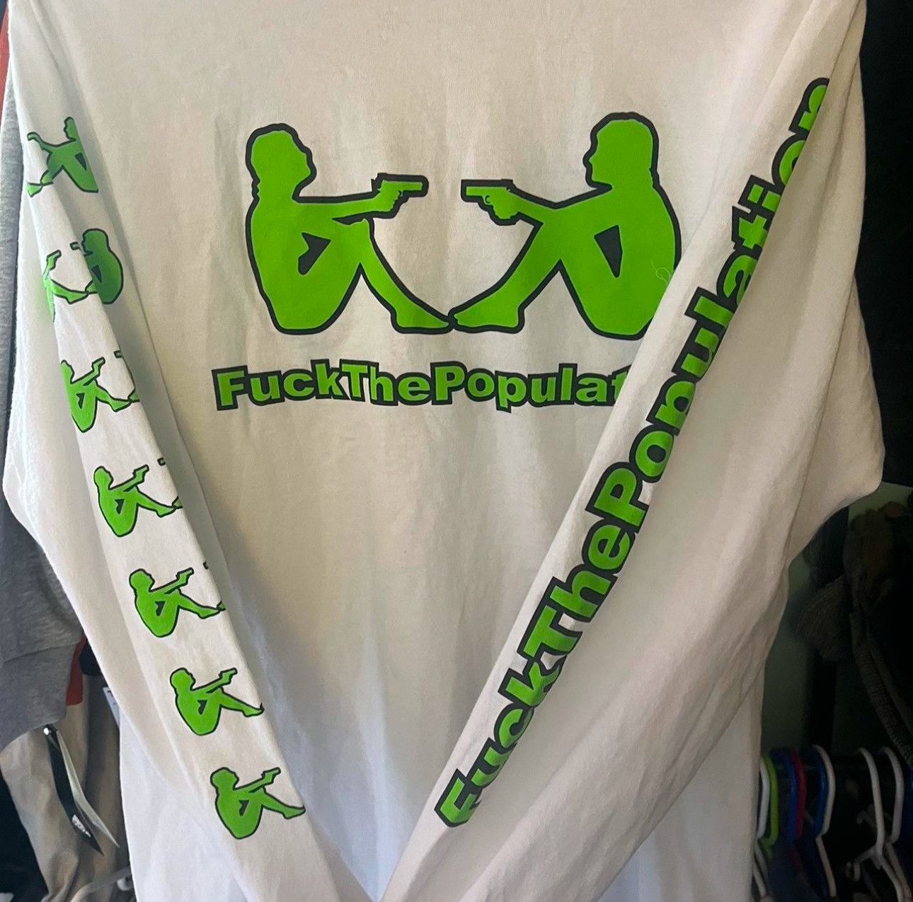 Fuck The Population FTP X kappa long sleeve shirt Size US M / EU 48-50 / 2 - 2 Thumbnail