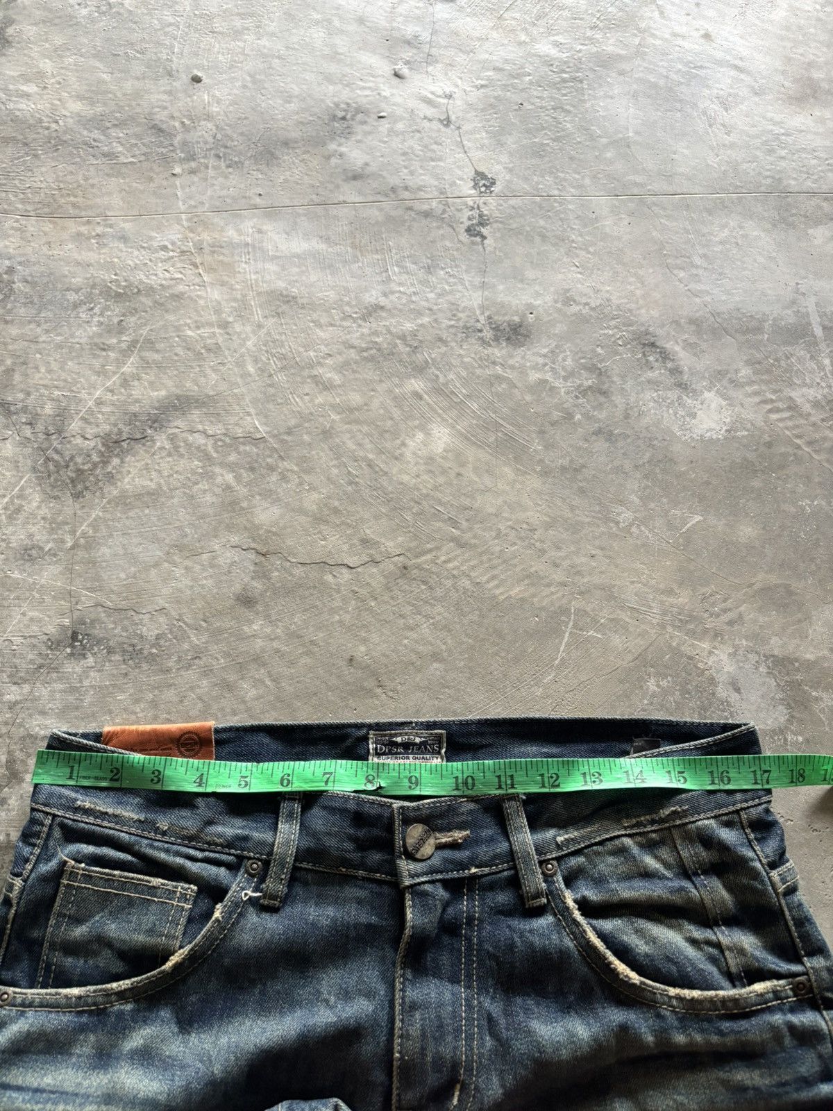 If Six Was Nine DPSR JEANS distressed mud wash mudmax style japanese grunge Size US 34 / EU 50 - 21 Thumbnail