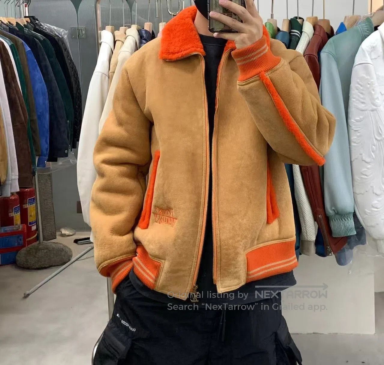 Louis Vuitton Louis Vuitton Orange Brown Shearling Jacket. Size US M / EU 48-50 / 2 - 5 Thumbnail