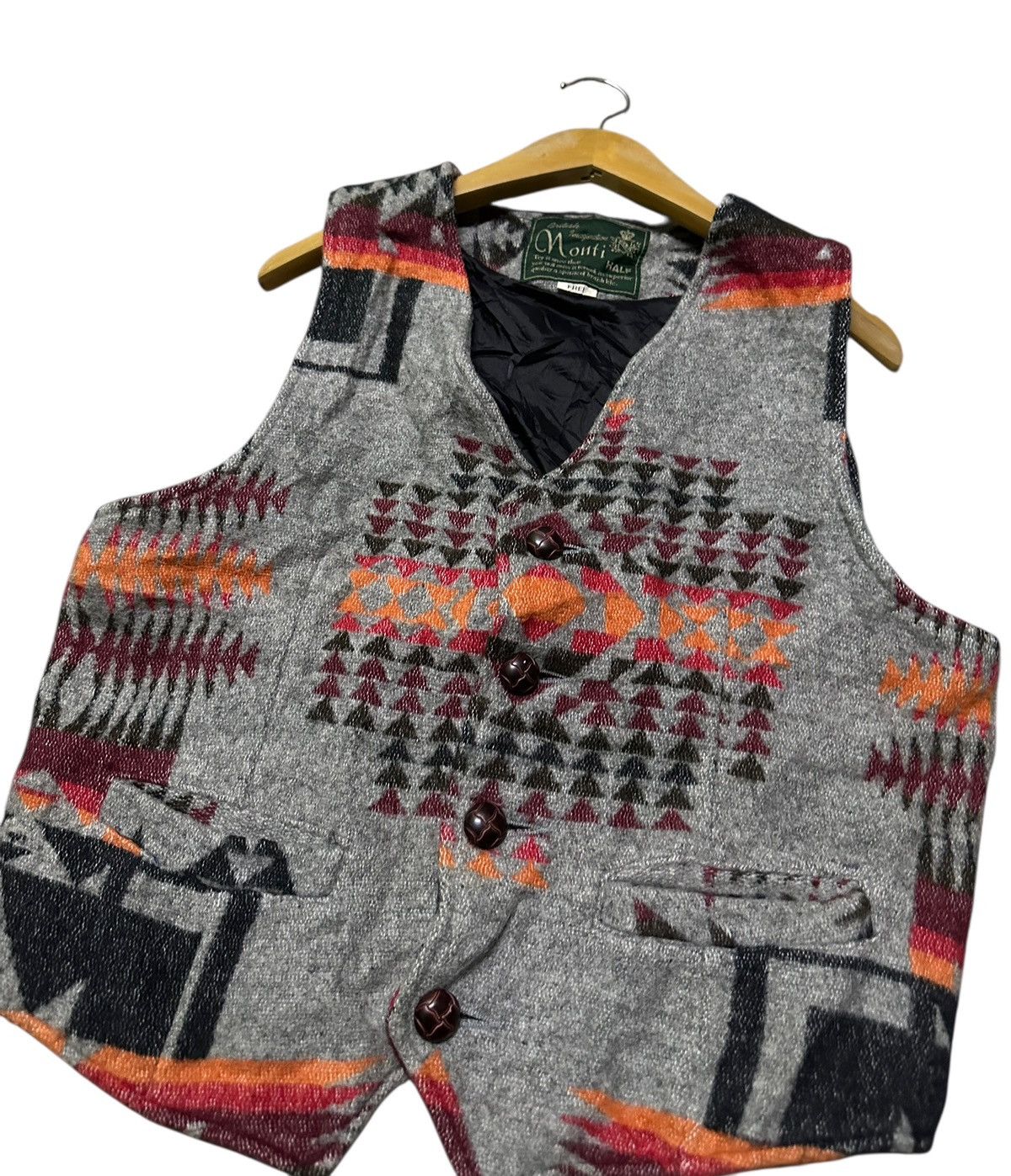 Native Monti native navajo wool vest Size US S / EU 44-46 / 1 - 4 Thumbnail