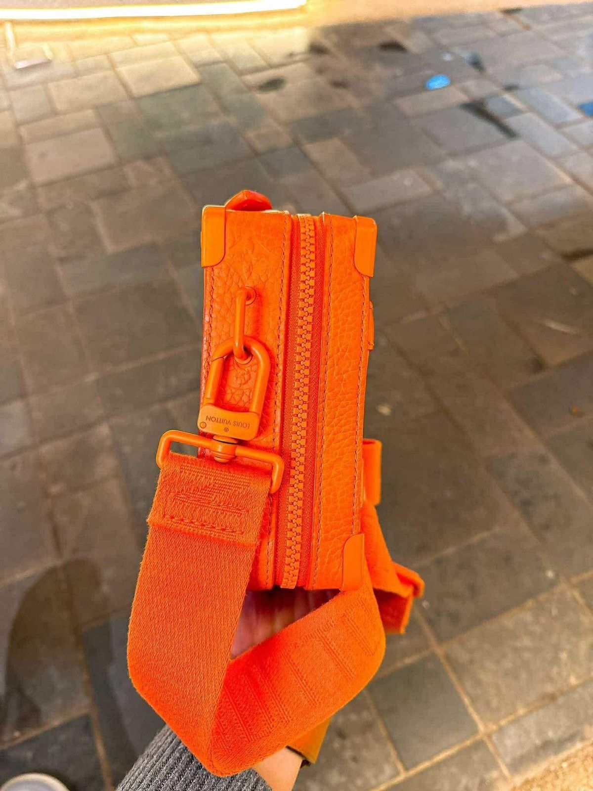 Louis Vuitton × Virgil Abloh LOUIS VUITTON HANDLE SOFT TRUNK TAURILON MONOGRAM ORANGE Size ONE SIZE - 7 Thumbnail