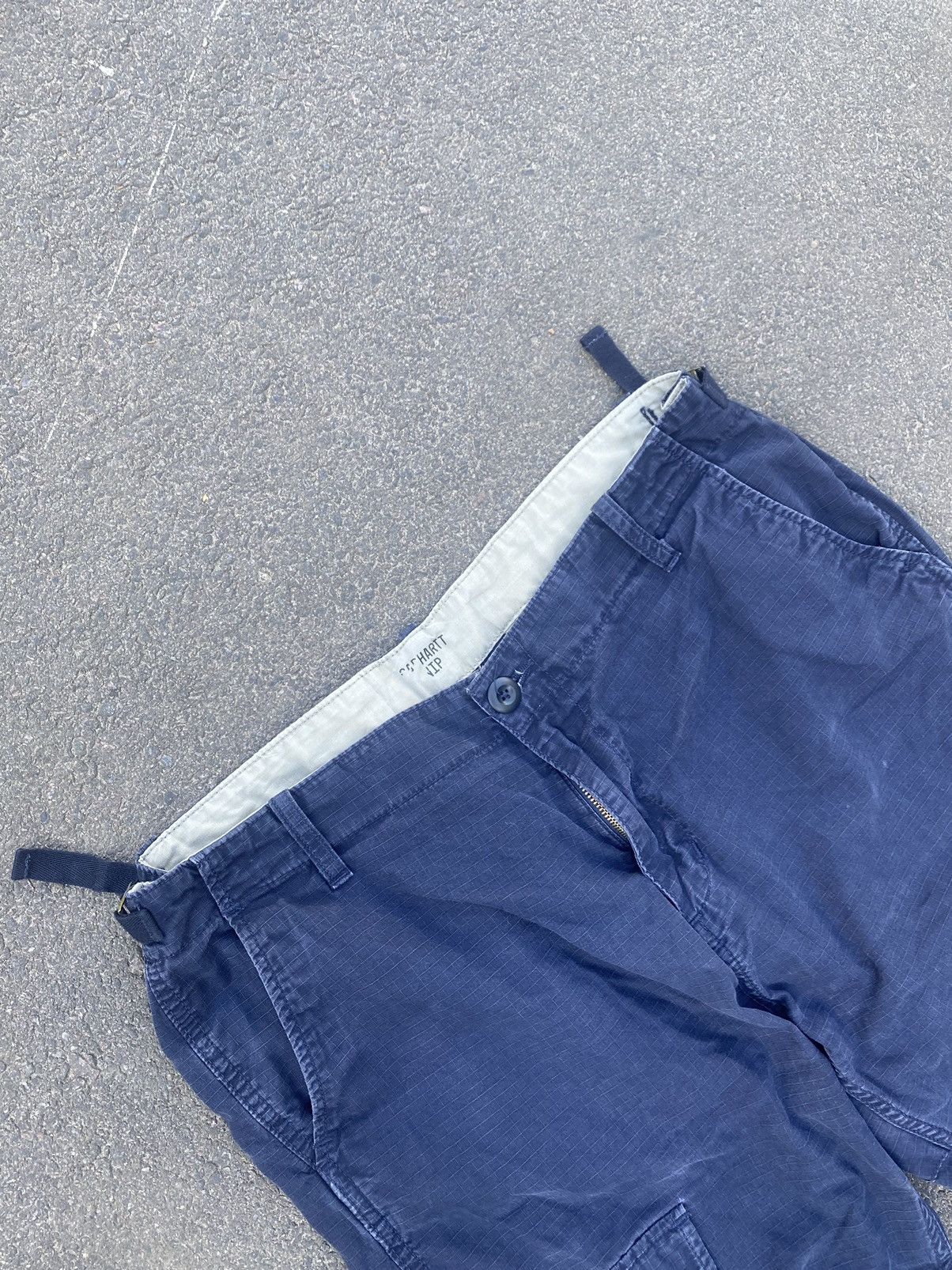 Carhartt × Carhartt Wip Vintage Carhartt wip aviation pantson drawstring men’s blue Size US 36 / EU 52 - 3 Thumbnail