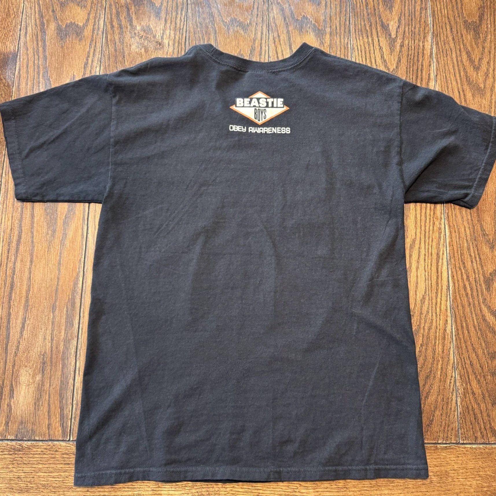 Obey VINTAGE Obey Beastie Boys Posse In Effect RIP MCA Medium Black T Shirt Rap Rock Logo Size US M / EU 48-50 / 2 - 5 Thumbnail