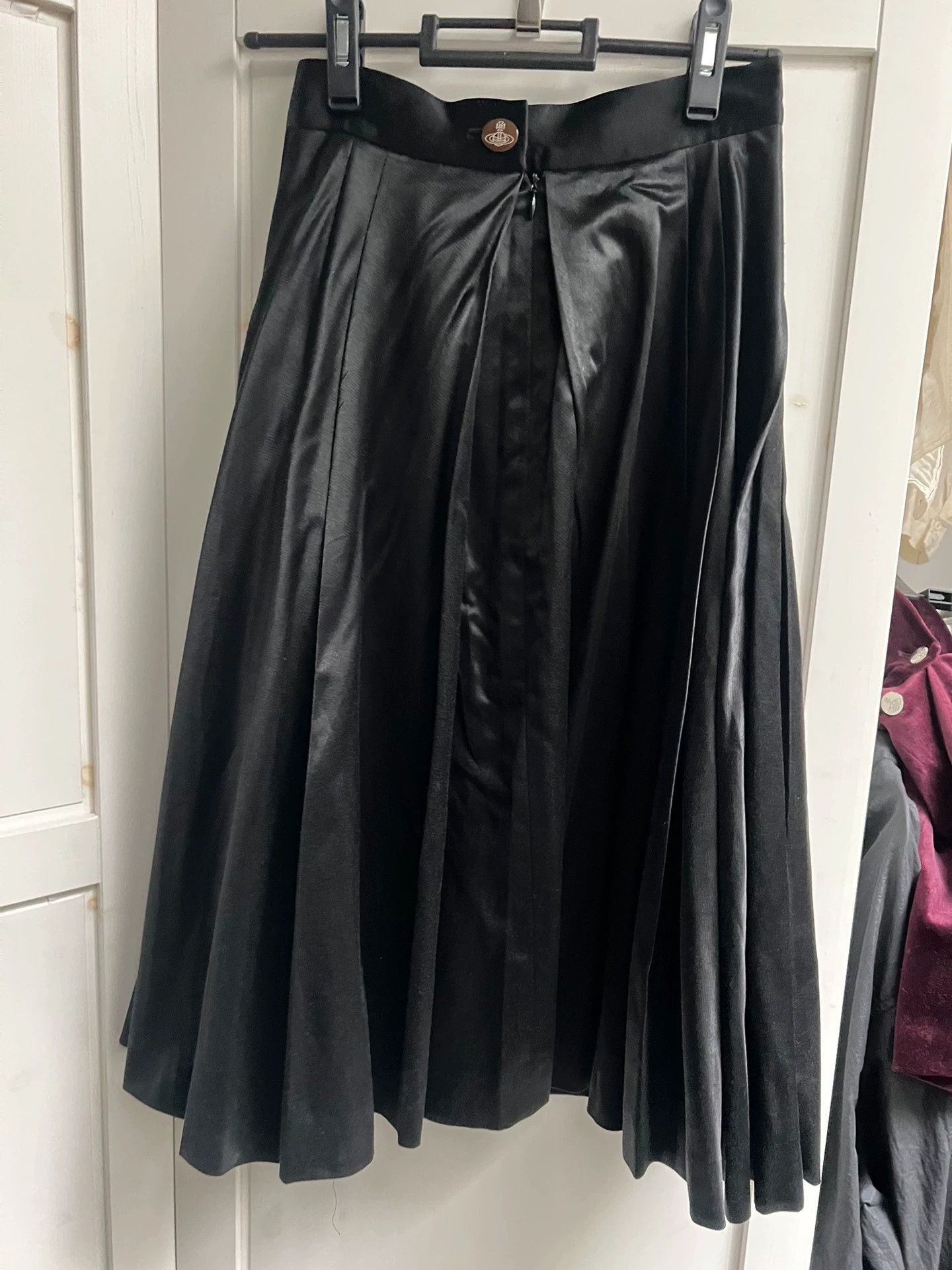 Vivienne Westwood Vivienne Westwood Thick Silk Cotton Midi Skirt. Size 29" - 1 Thumbnail