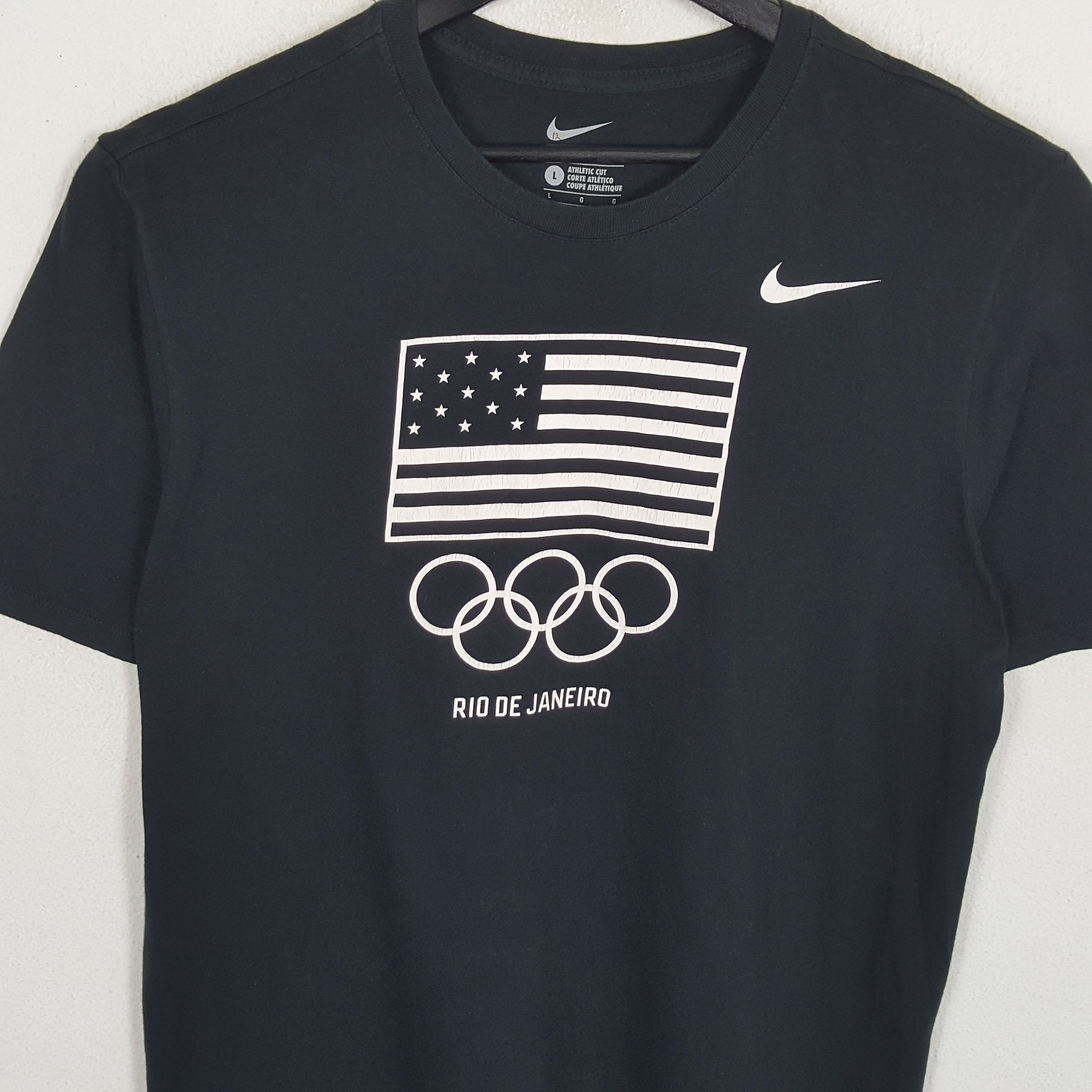 Nike NIKE OLYMPICS RIO JENEIRO Center Design Tshirt Size US L / EU 52-54 / 3 - 2 Thumbnail