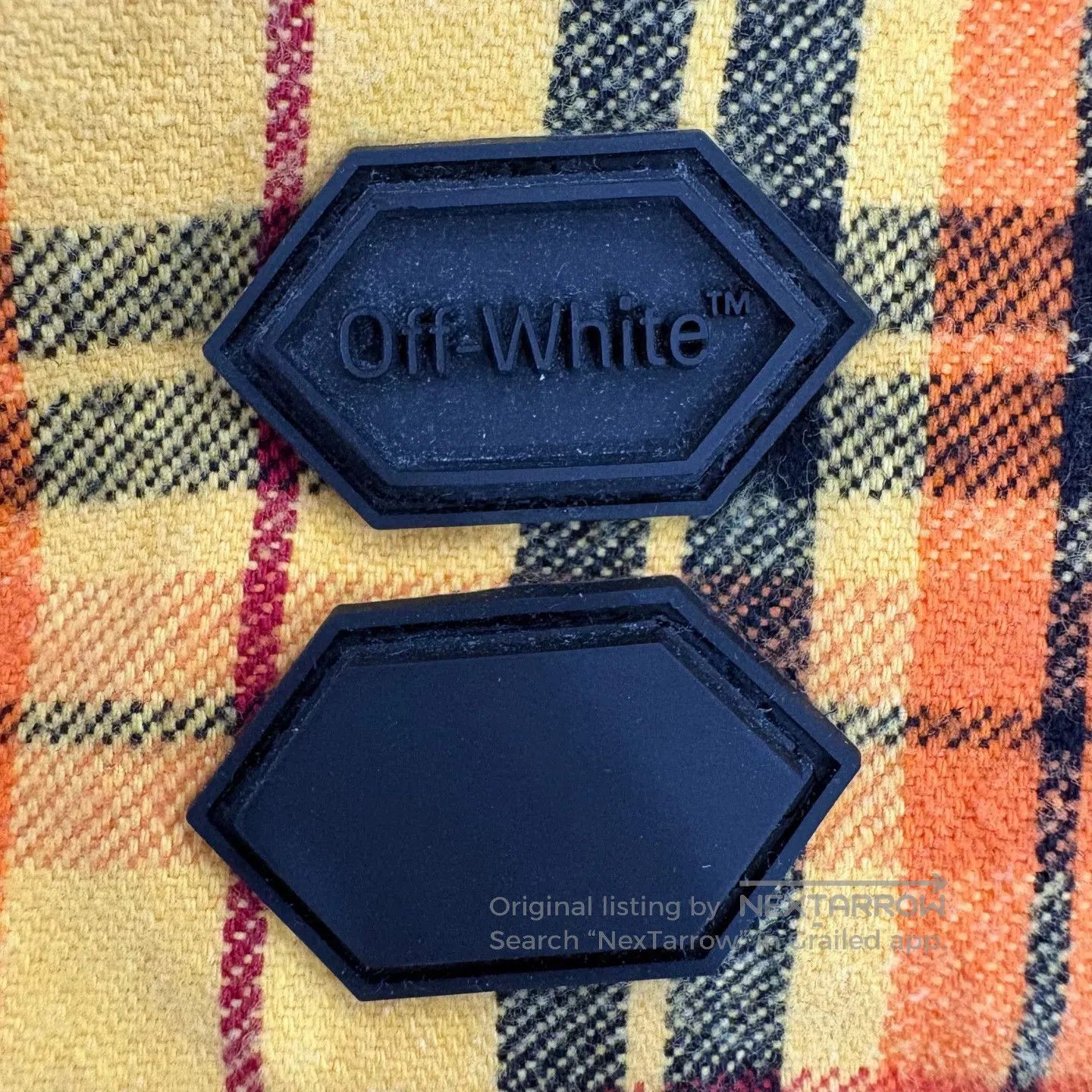 Off-White off-white Checkered Arrow Hooded Shirt Jacket Size US XS / EU 42 / 0 - 5 Thumbnail