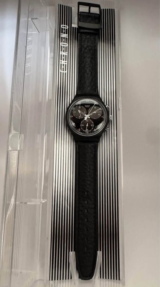 Swatch Swatch SCB106 Wall Street Chrono 1991 Watch📈⌚️ Size ONE SIZE - 2 Thumbnail