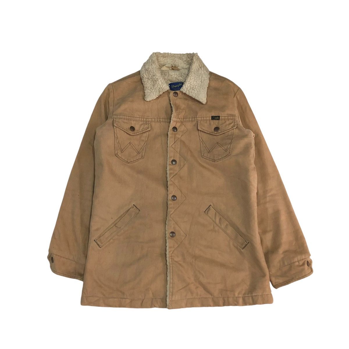 Wrangler 🔥VINTAGE CHORE JACKET WRANGLER USA PERMANENT PRESS Size US M / EU 48-50 / 2 - 1 Thumbnail