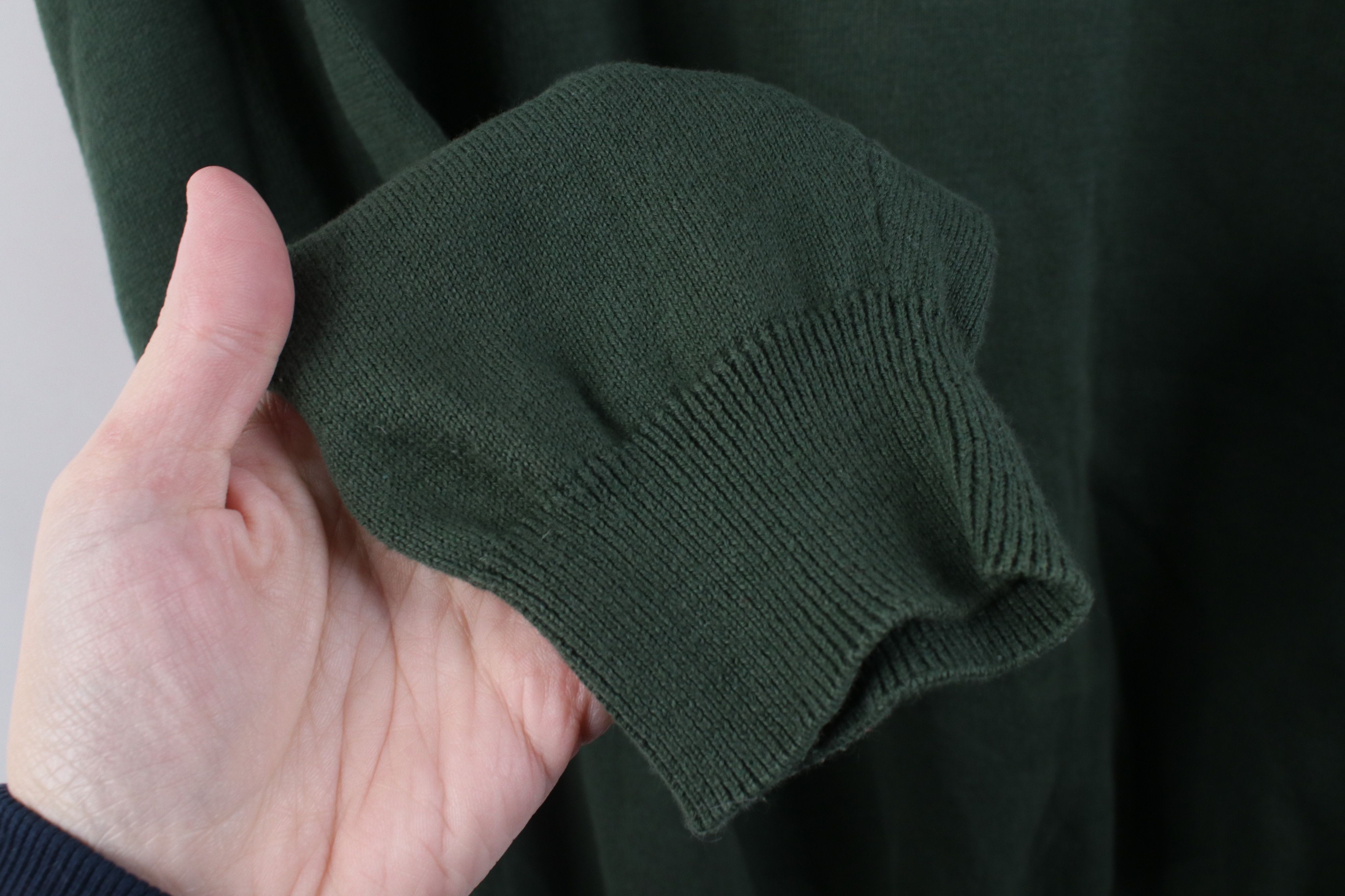 Eddie Bauer Vintage 90s Eddie Bauer Cotton Knit Collared Sweater Green Size US L / EU 52-54 / 3 - 7 Thumbnail