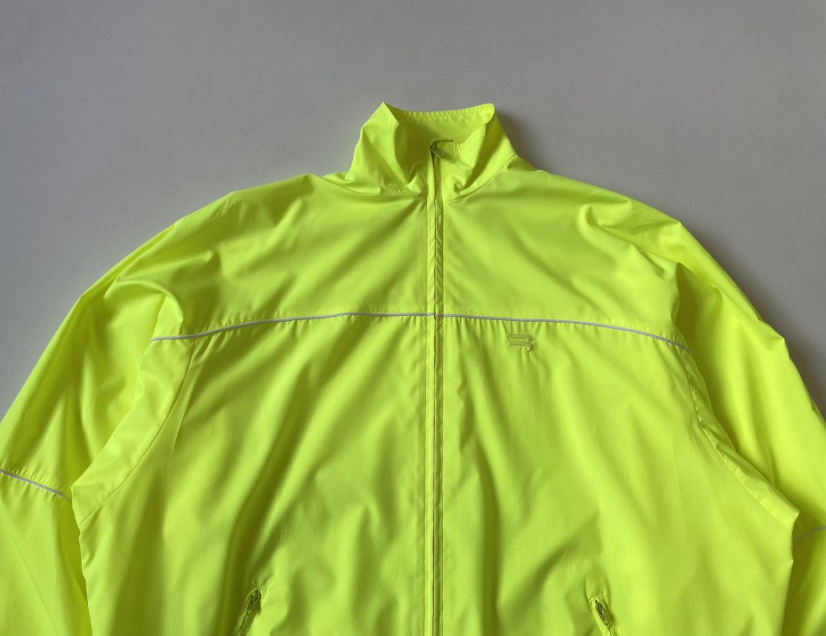 Balenciaga S/S 20 Neon Yellow ‘B’ Logo Track Jacket Size US M / EU 48-50 / 2 - 2 Thumbnail