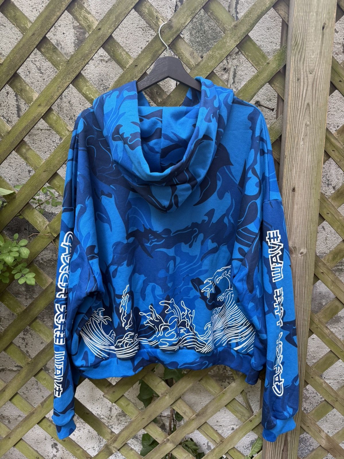 Other Zushi Blue Waves Camo Zip Up Hoodie Size US L / EU 52-54 / 3 - 2 Thumbnail