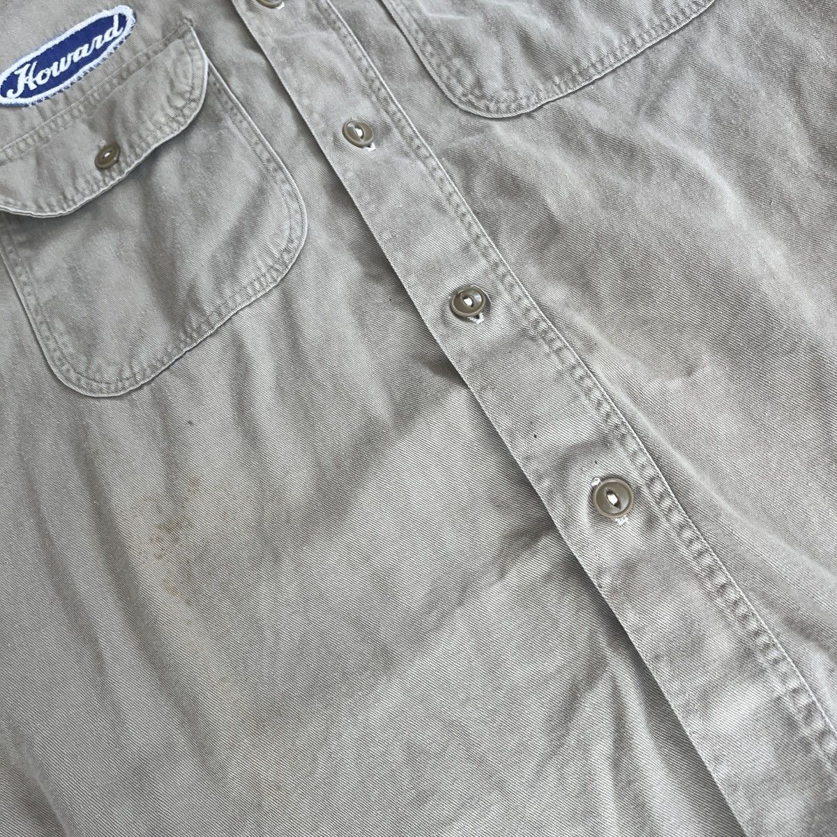 Other 1950’s USA Khaki Workwear Shirt Size US M / EU 48-50 / 2 - 2 Thumbnail