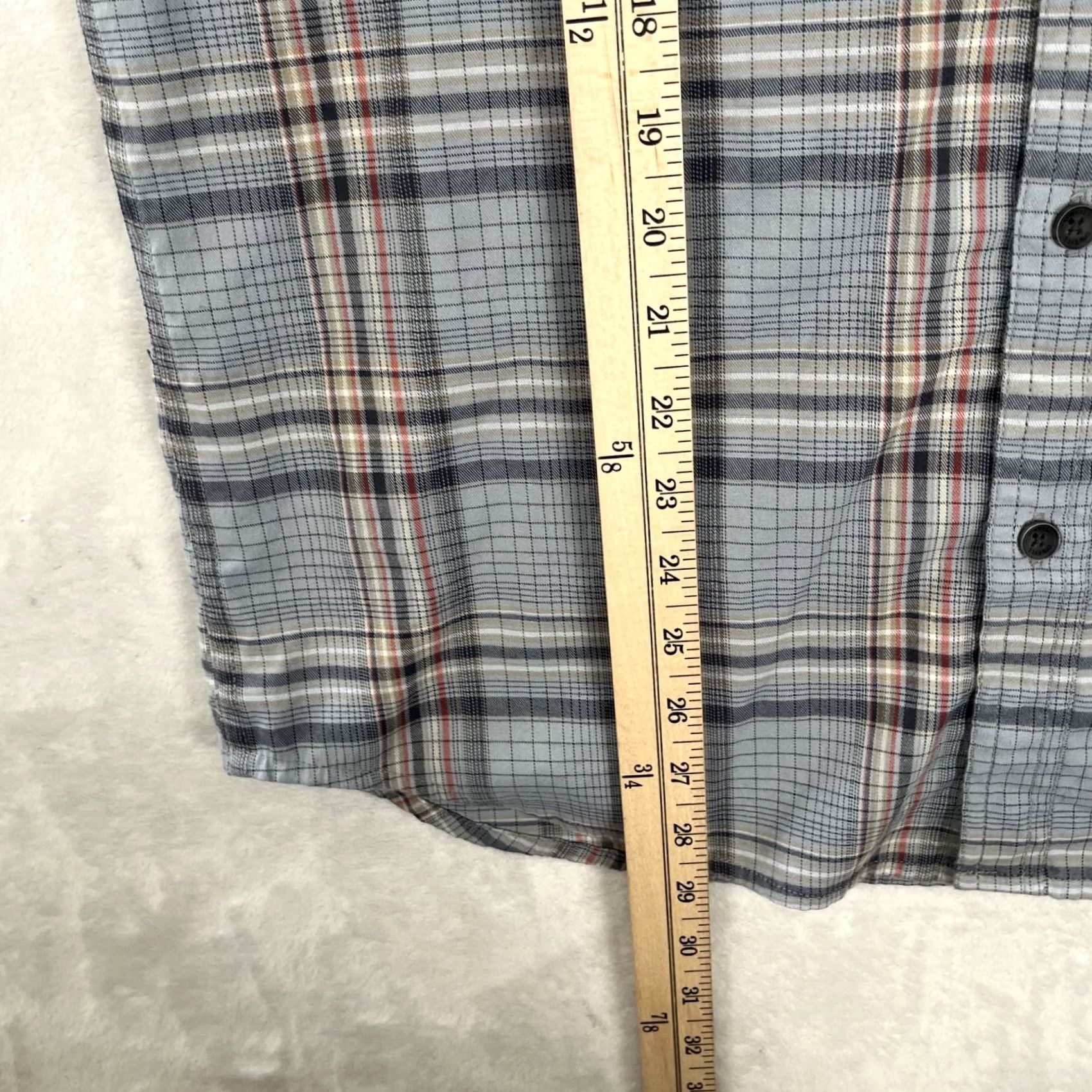 O'Neill O'Neill Shirt Mens Medium Blue Plaid Short Sleeve Button Front Casual Shirt Size US M / EU 48-50 / 2 - 4 Thumbnail