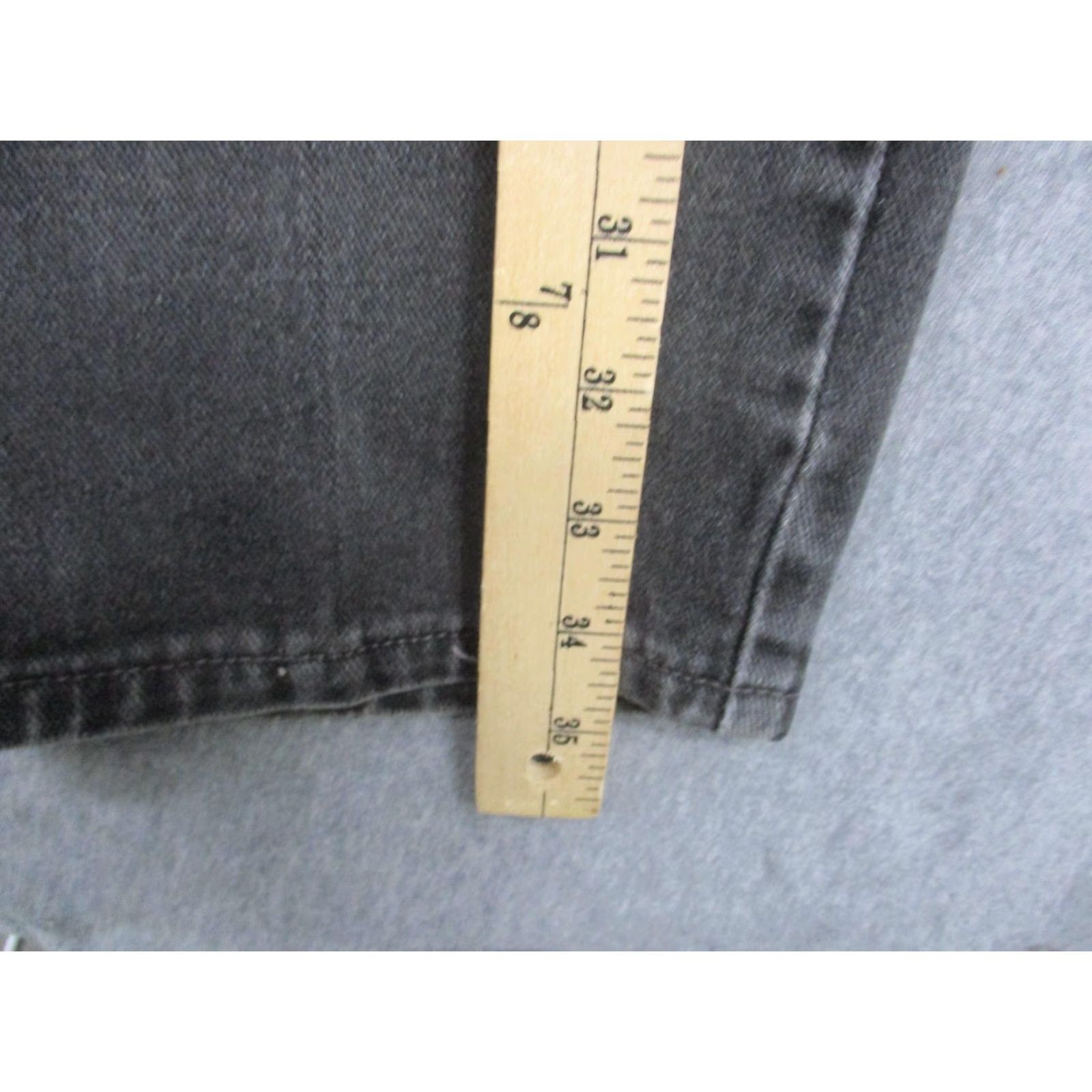 Levi's VINTAGE Levi's 550 Jeans Mens 34x36 Relaxed Fit Tapered Leg Made USA 90s Denim Gray Size US 34 / EU 50 - 5 Thumbnail