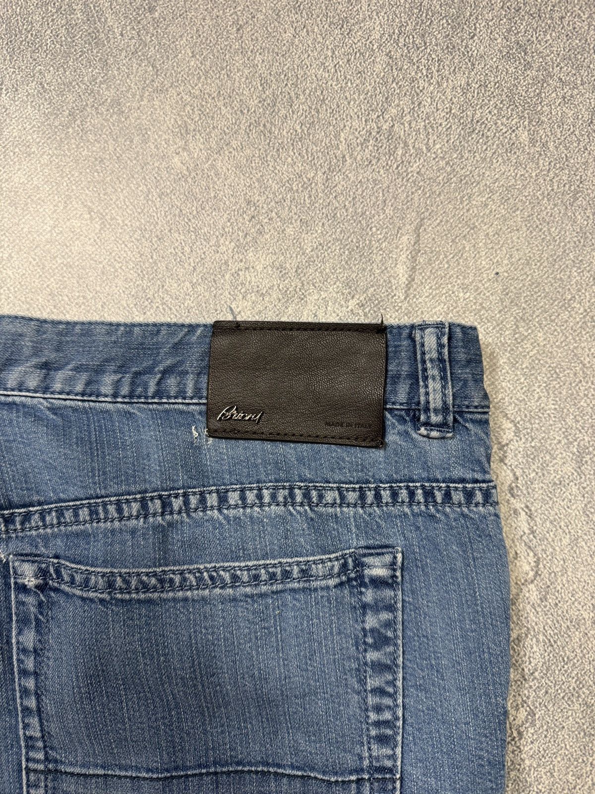 Brioni Mens Vintage Brioni Denim jeans luxury pants distressed Size US 38 / EU 54 - 9 Thumbnail
