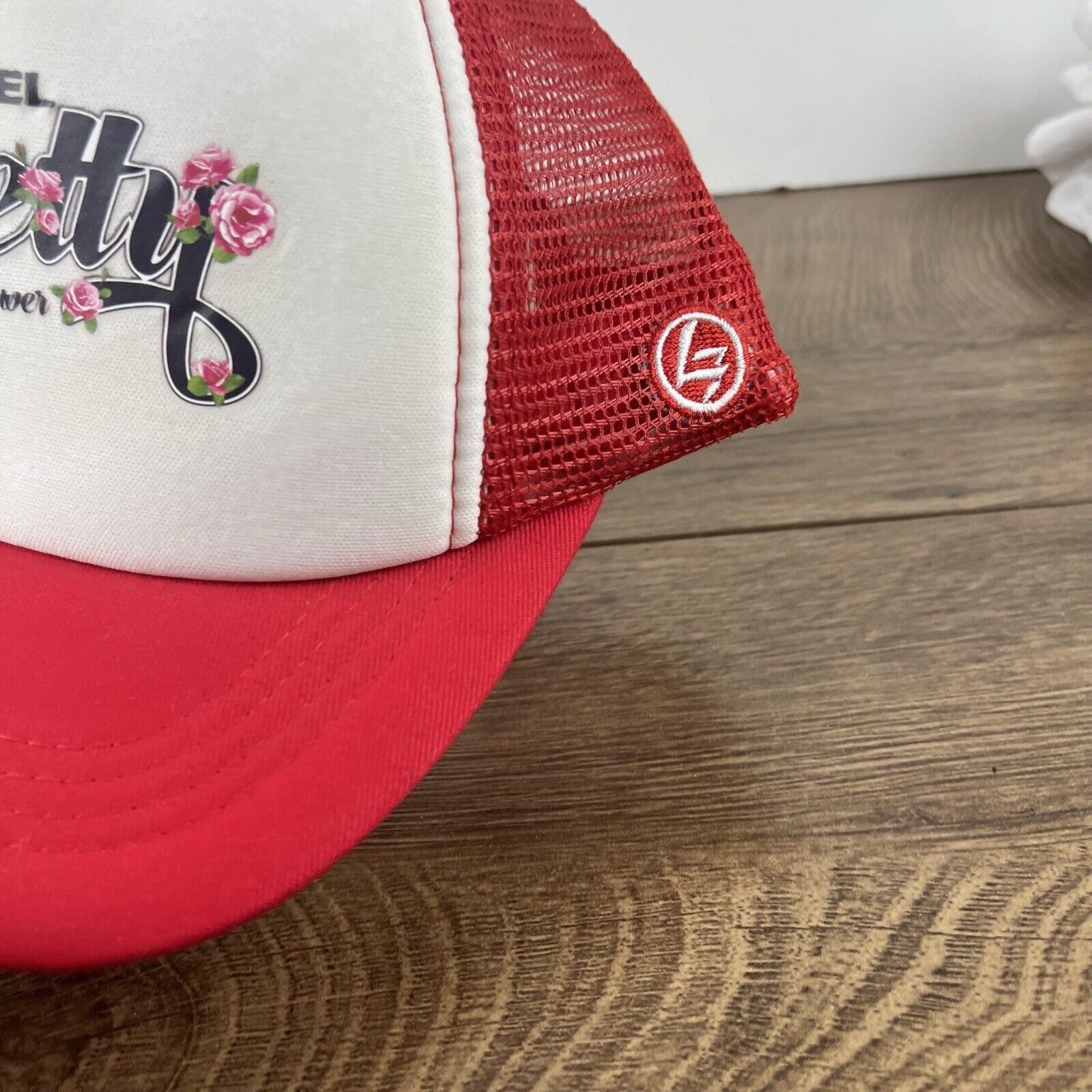 Other I Feel Pretty Hat Beauty is Power Snapback Hat White Adjusta Size ONE SIZE - 10 Thumbnail