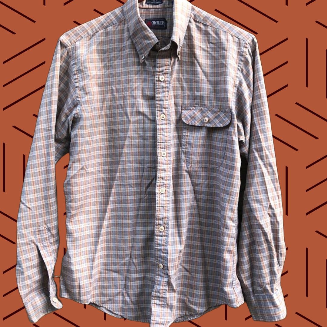 Sears VINTAGE Sears Mens Casual Long Sleeve Shirt Size M 1980's Cavalier Size US M / EU 48-50 / 2 - 1 Thumbnail