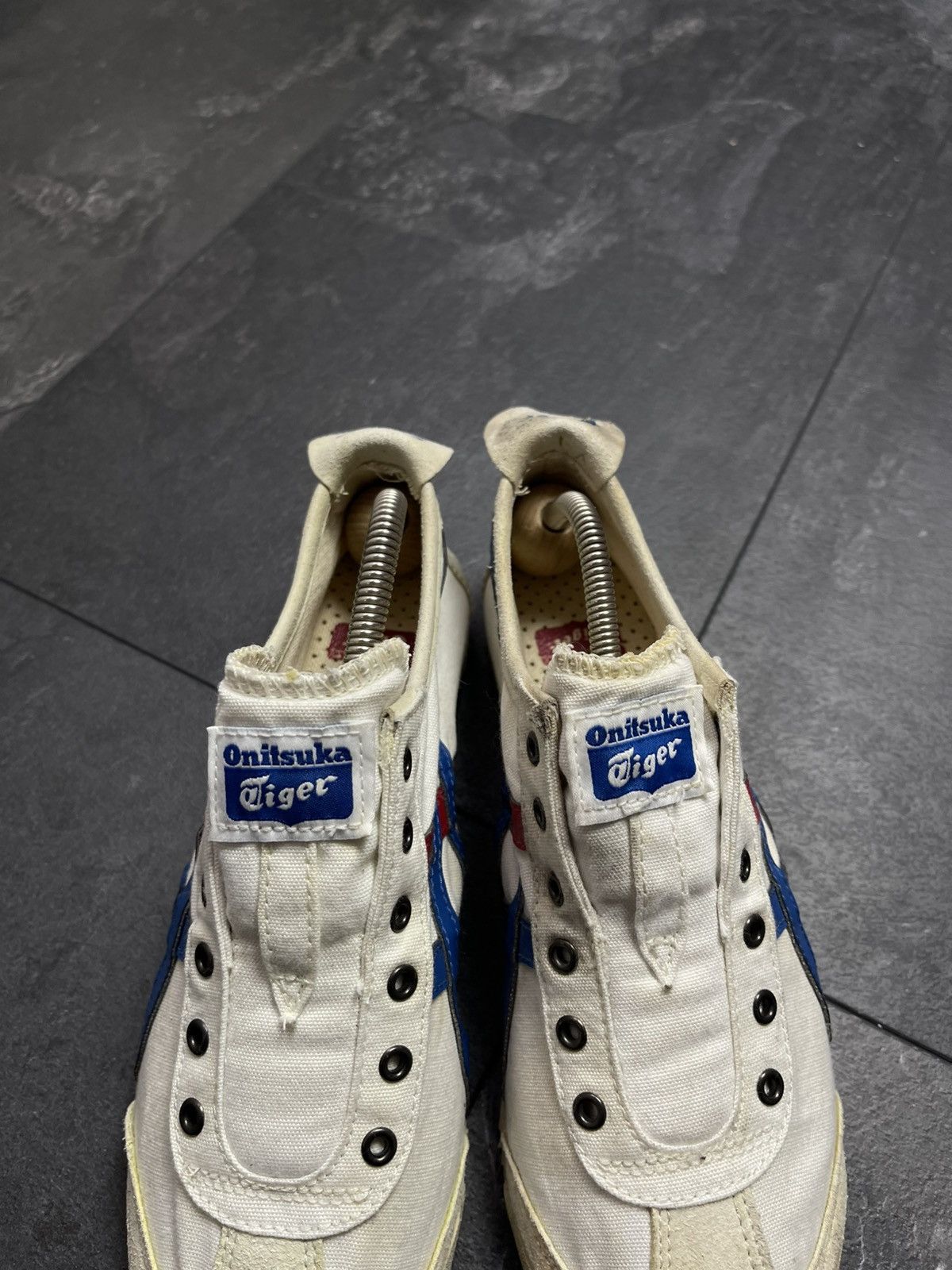 Asics × Japanese Brand × Vintage Vintage ASICS Tiger Onitsuka White Sneakers Size US 5.5 / EU 38 - 4 Thumbnail