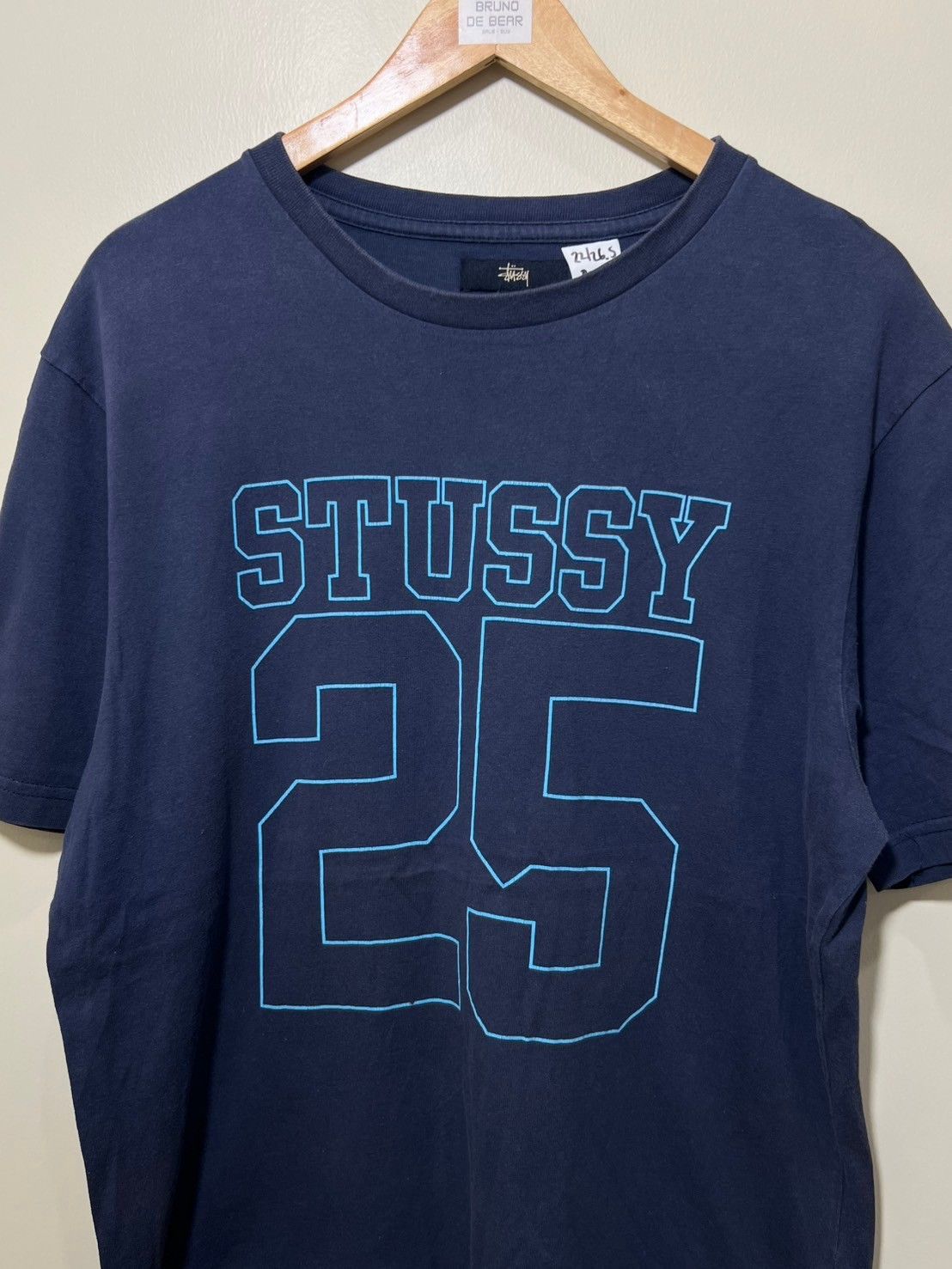 Stussy × Vintage Vintage STUSSY number 25 80 shirt bnz01 Size US XL / EU 56 / 4 - 5 Thumbnail