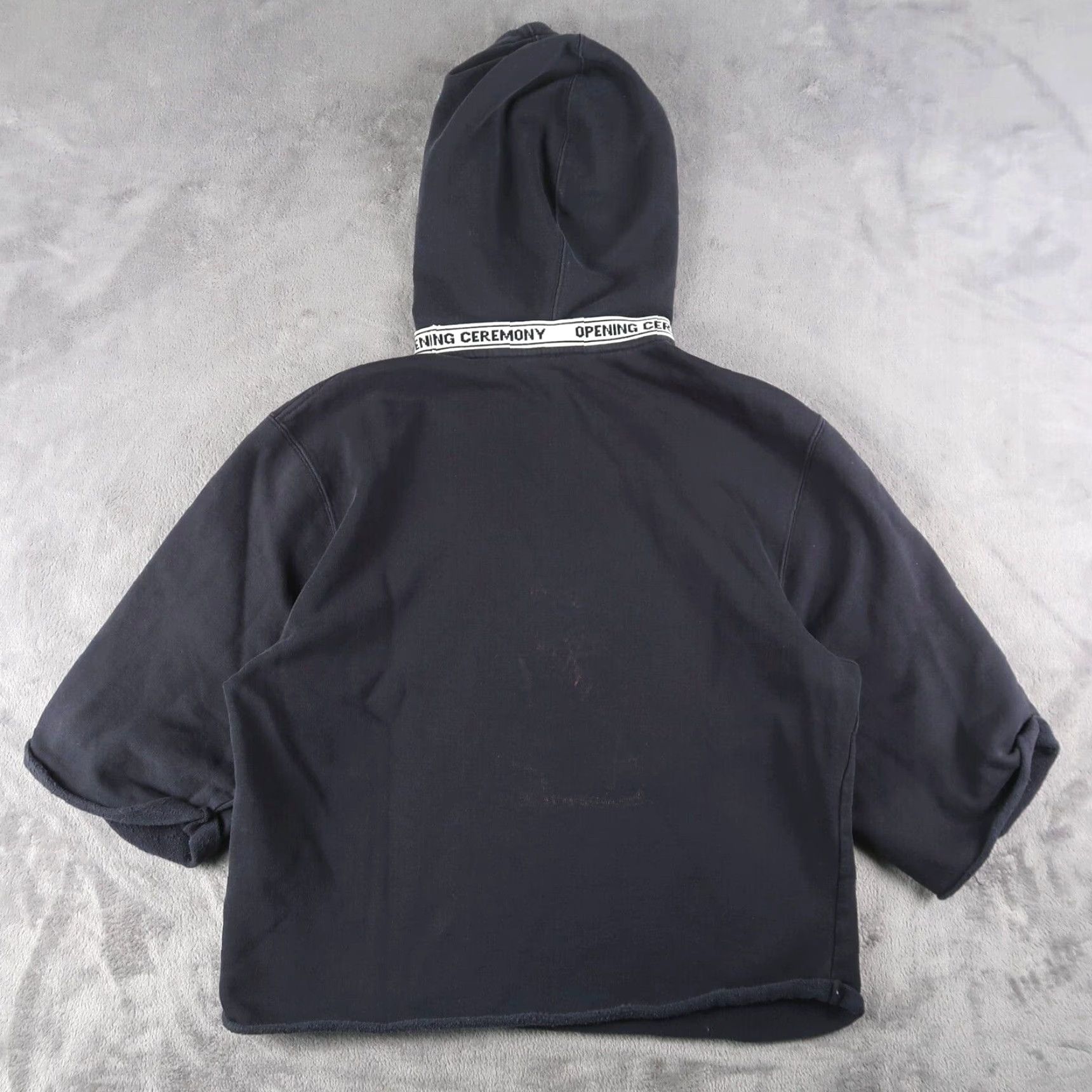 Opening Ceremony Opening Ceremony Hoodie Short Sleeve Black S Adults Unisex Size S / US 4 / IT 40 - 2 Thumbnail