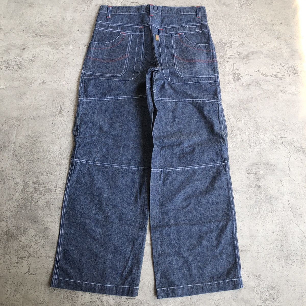 JNCO Y2K JEANS SKULL ICON DENIM PANTS LIKE JNCO JEANS Size US 36 / EU 52 - 5 Thumbnail