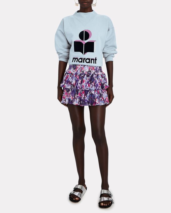 Isabel Marant Etoile ISABEL MARANT ÉTOILE Moby High Neck Logo Sweatshirt Size S / US 4 / IT 40 - 7 Thumbnail