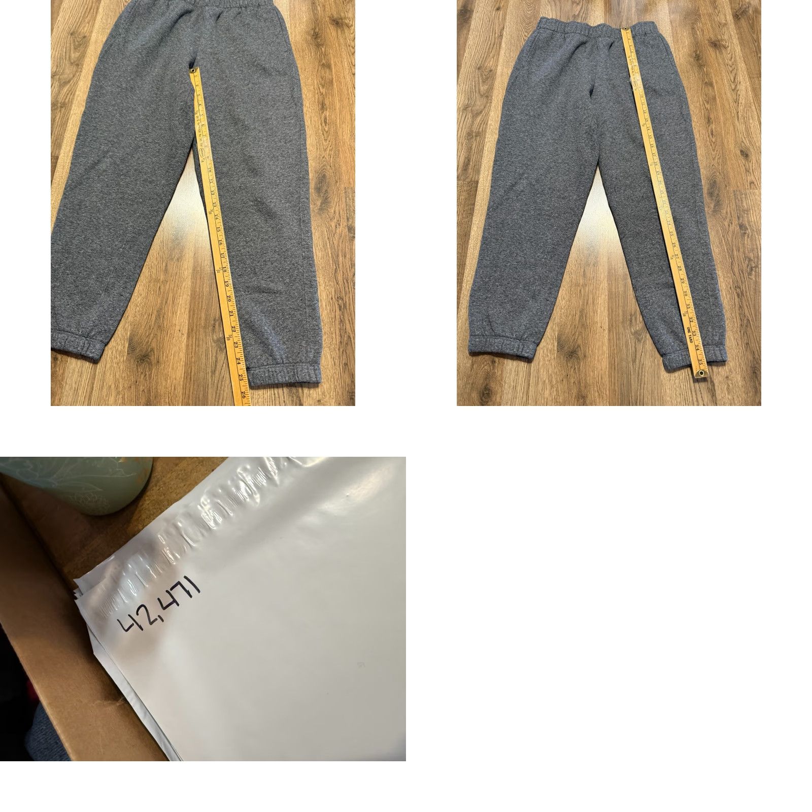 Calvin Klein Calvin Klein Pants Women's Medium Gray Sweatpants Pull On High Rise Regular Size 32" / US 10 / IT 46 - 8 Thumbnail