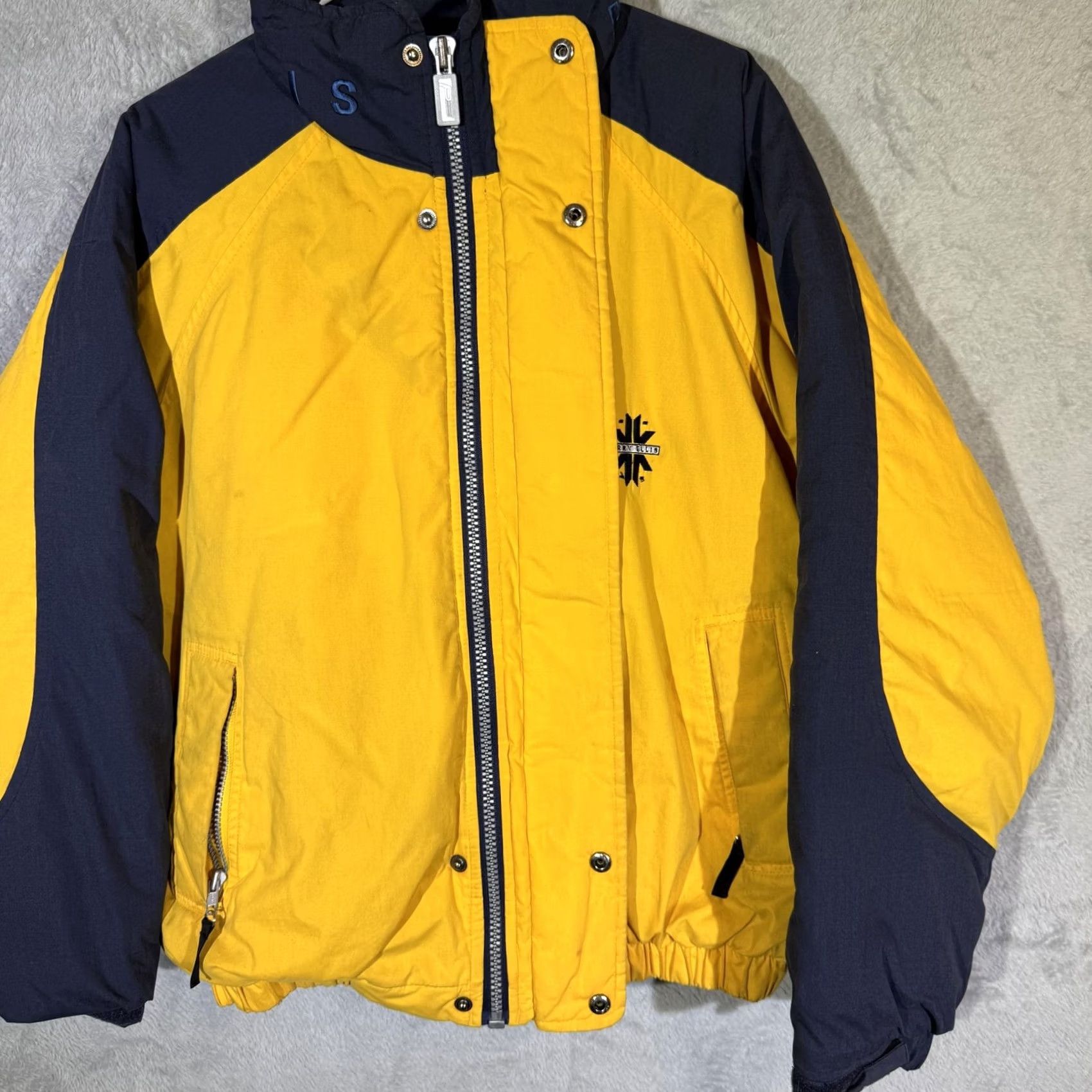 Perry Ellis Perry Ellis Ski / Snowboard Jacket Mens Medium Yellow Navy Insulated Winter Coat Size US M / EU 48-50 / 2 - 7 Thumbnail