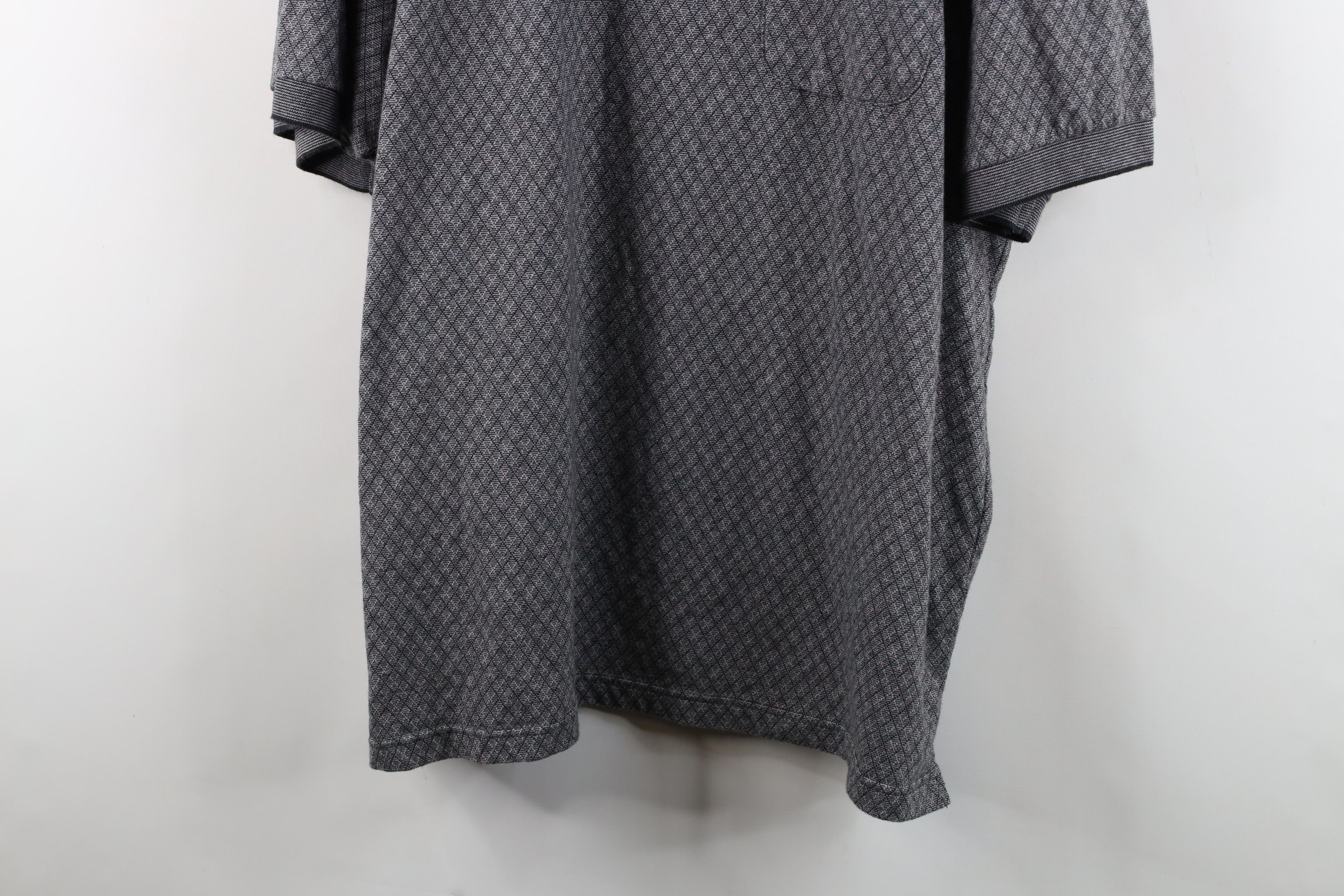 Vintage Vintage 90s Streetwear Argyle Diamond Knit Golf Polo Shirt Size US XXL / EU 58 / 5 - 3 Thumbnail