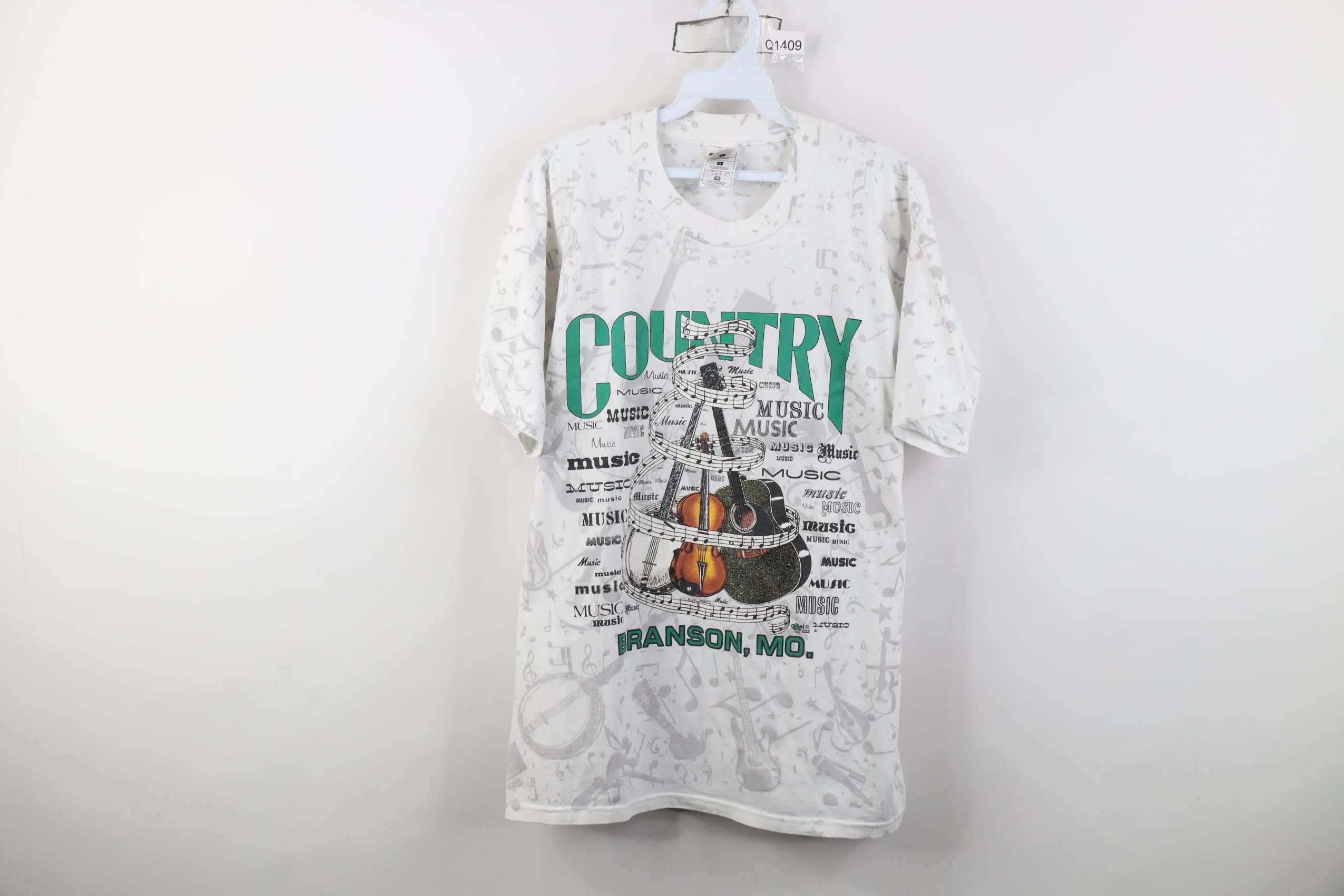 Vintage Vintage 90s Branson Country Music All Short Sleeve T-Shirt Size L / US 10 / IT 46 - 1 Thumbnail