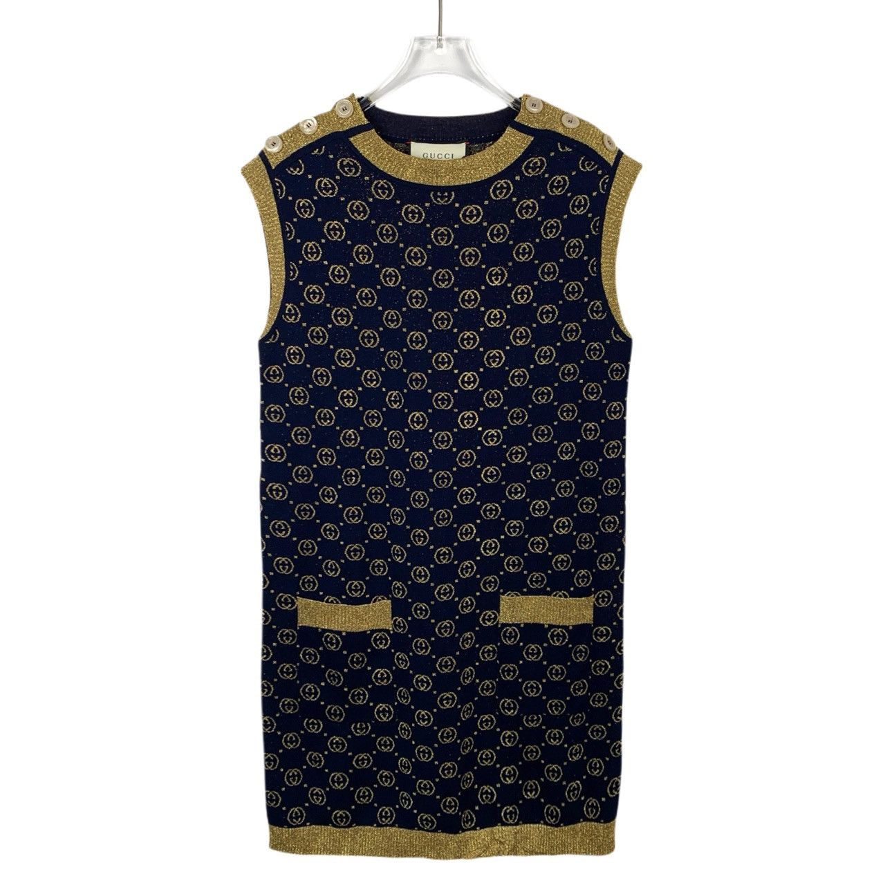 Gucci Gucci full-print wool knit dress Size M / US 6-8 / IT 42-44 - 2 Thumbnail