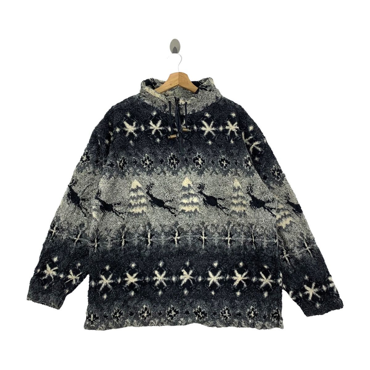 Habitat × Vintage Vintage PALIPALI SCOUT Habitat Animal Fleece Pullover Jumper Size US M / EU 48-50 / 2 - 1 Thumbnail