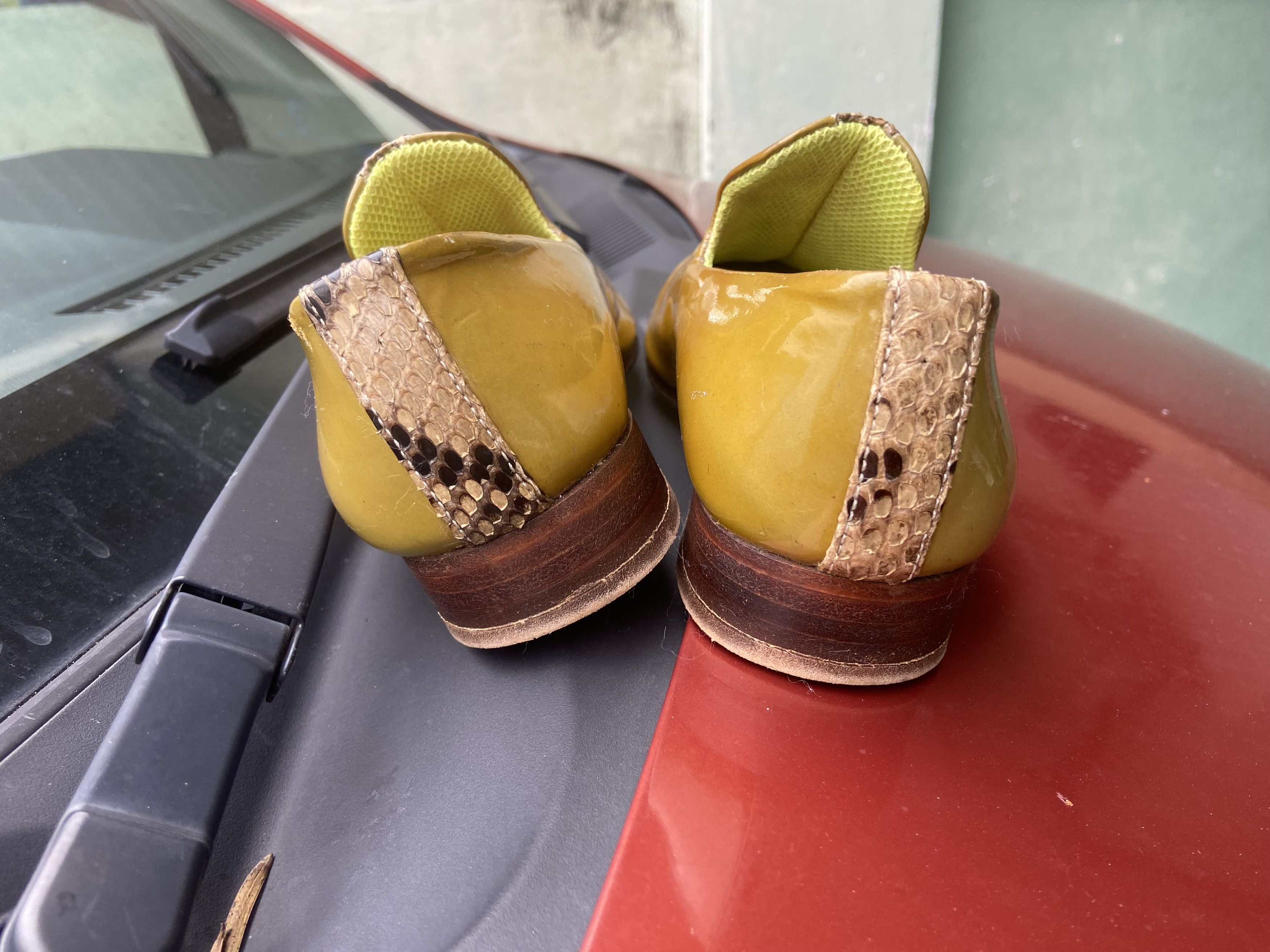 Junya Watanabe JUNYA WATANABE X COMME DES GARCONS PYTHON LOAFERS Size US 7 / EU 40 - 6 Thumbnail
