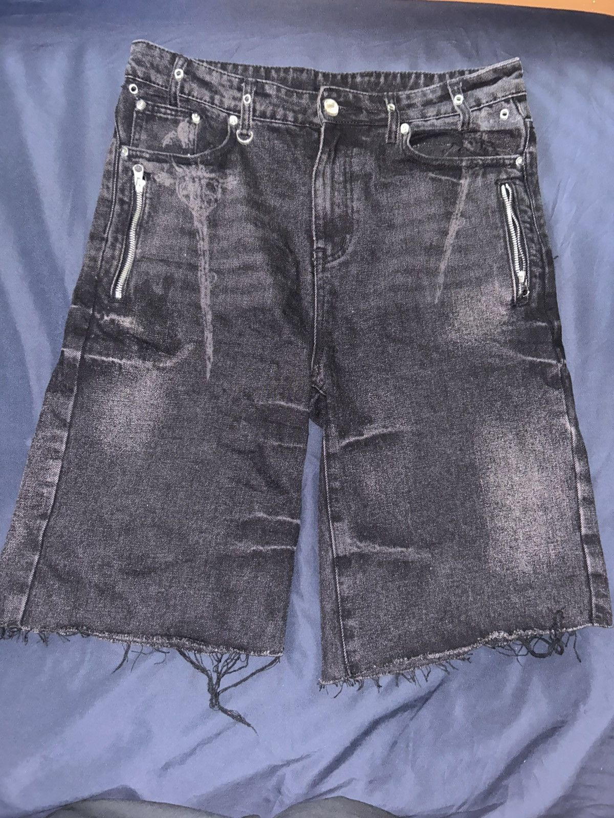 Other Black Insomnia Denim Shorts Size US 32 / EU 48 - 1 Thumbnail