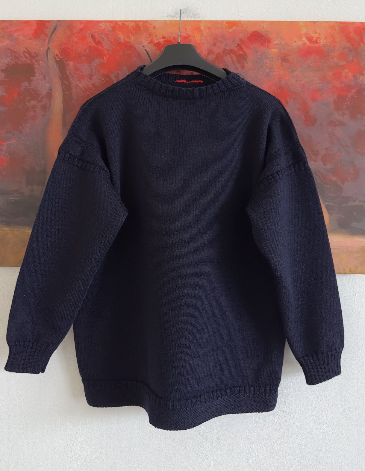 Vintage Vintage Channel Jumper LTD Wool Baggy Sweater Size US L / EU 52-54 / 3 - 1 Thumbnail