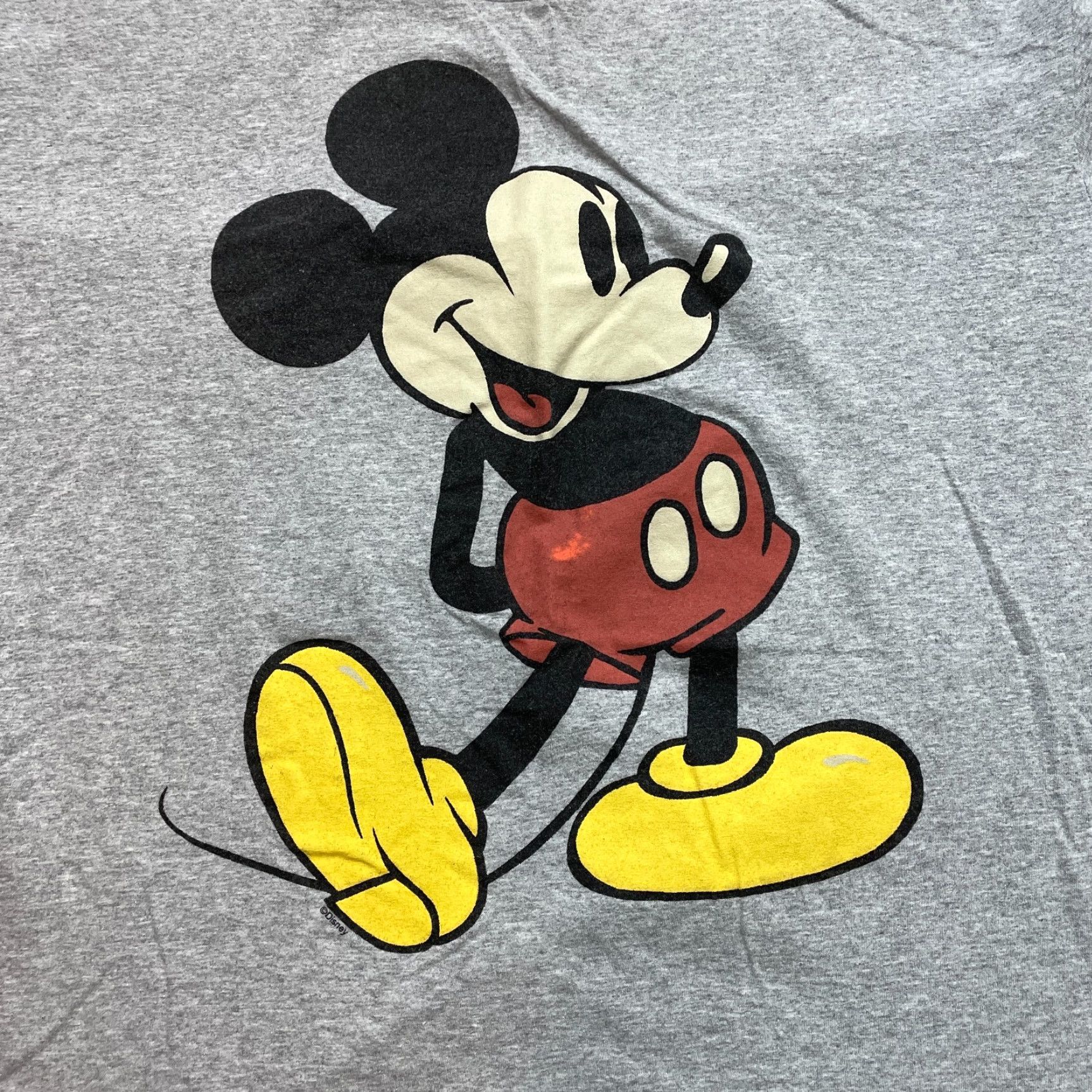 Disney Disney Mickey Mouse Shirt Mens 2XL Gray Graphic Tee Short Sleeve Cartoon Crew Size US XXL / EU 58 / 5 - 2 Thumbnail