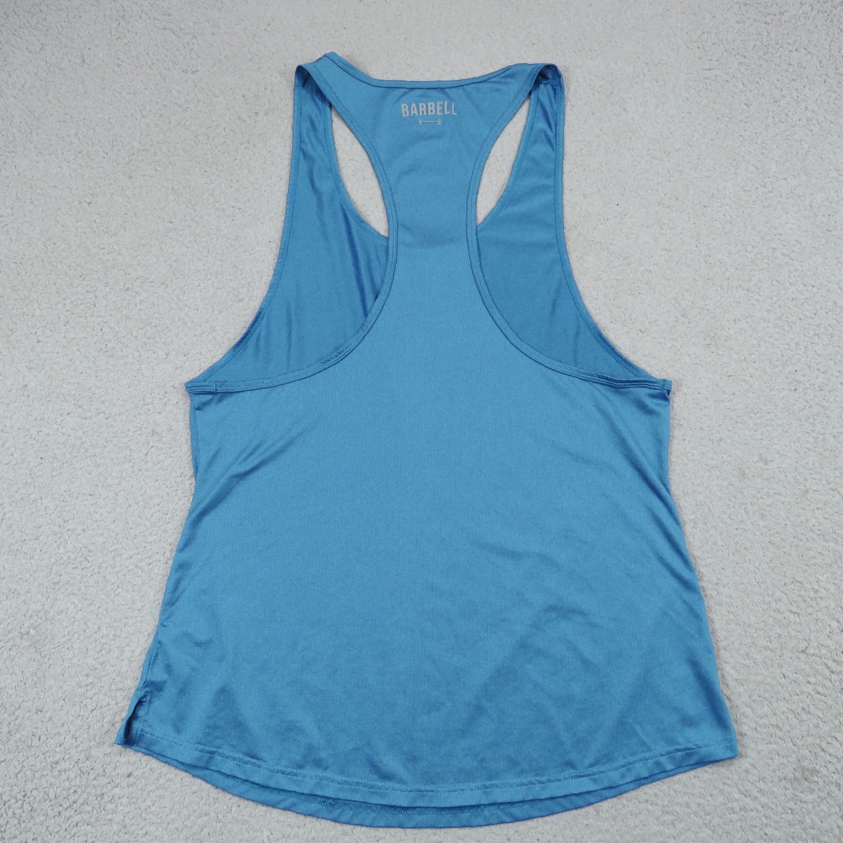 Vintage Barbell Apparel Shirt Womens XL Blue Tank Top Sleeveless Tee Performance Workout Size XL / US 12-14 / IT 48-50 - 5 Thumbnail