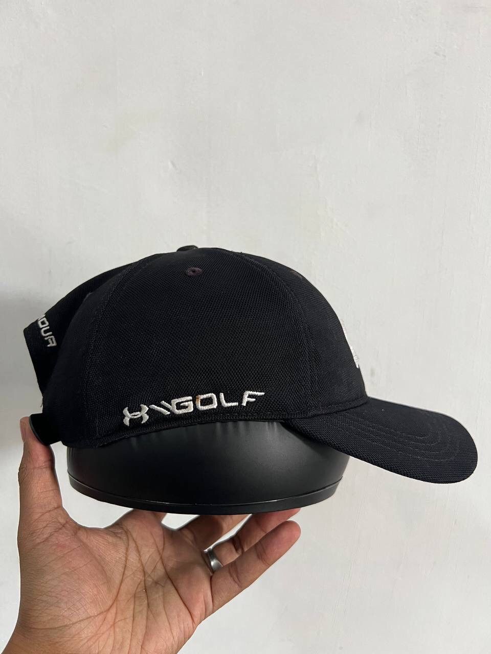Under Armour Under Armour Golf Black Hat Cap Size ONE SIZE - 4 Thumbnail