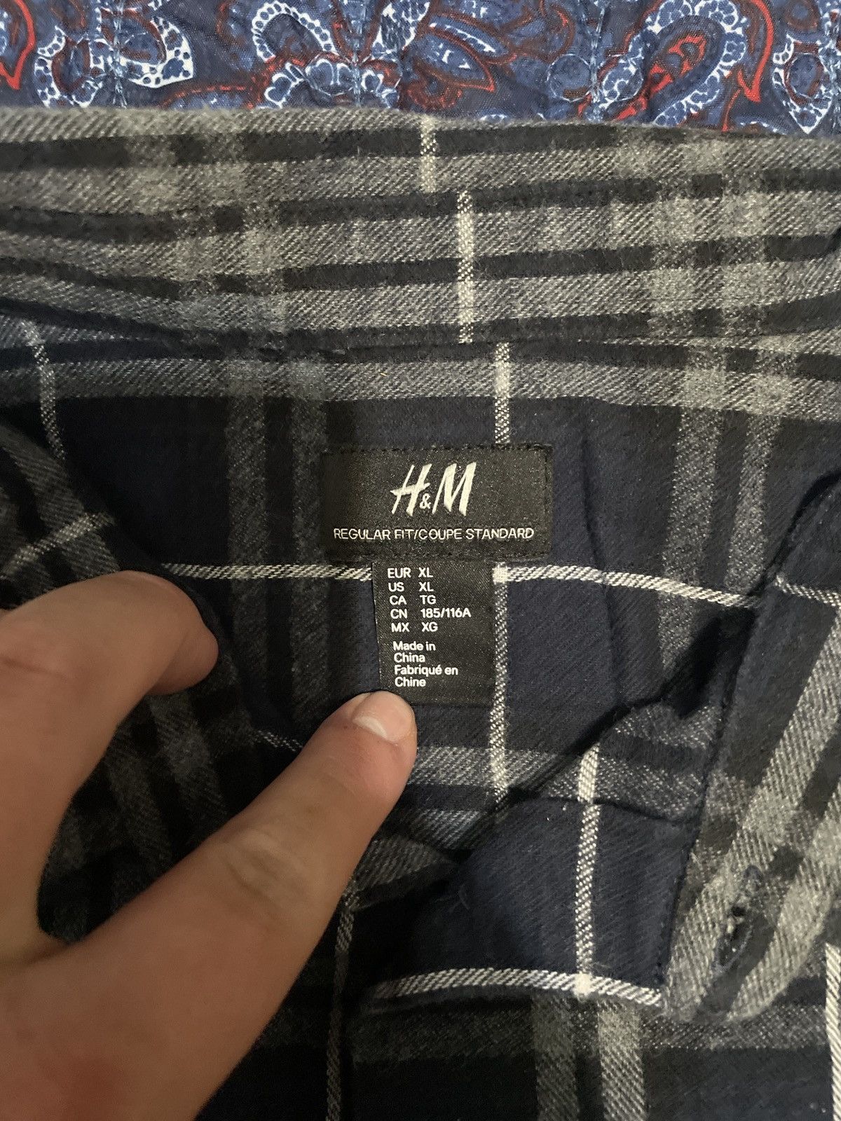 H&M H&M Plaid Flannel Size US XL / EU 56 / 4 - 2 Thumbnail