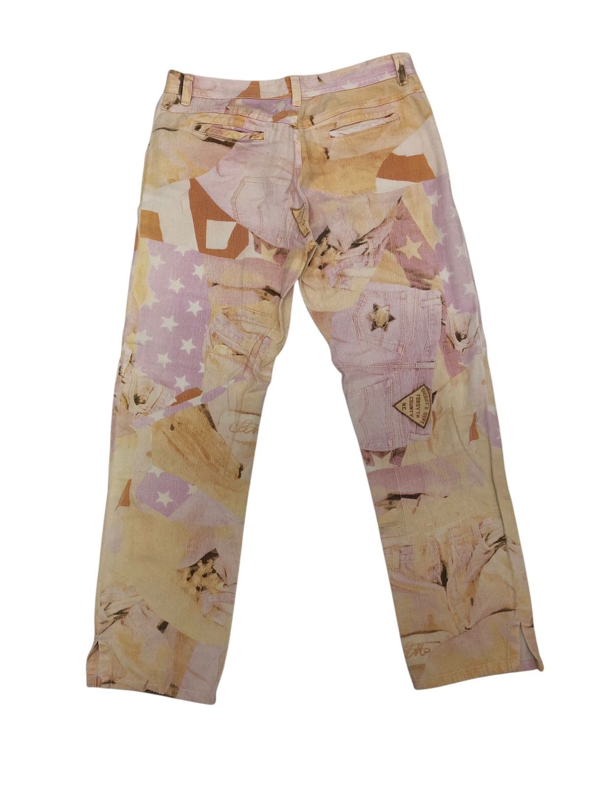 Louis Feraud × Vintage RARE 🔥 LOUIS FERAUD BIS ALL OVER PRINTED SHERIFF DEPT. PANT Size US 30 / EU 46 - 2 Thumbnail