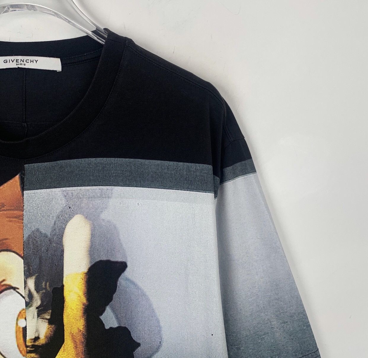 Givenchy Givenchy black logo deer print cotton short sleeved T-shirt Size US M / EU 48-50 / 2 - 4 Thumbnail