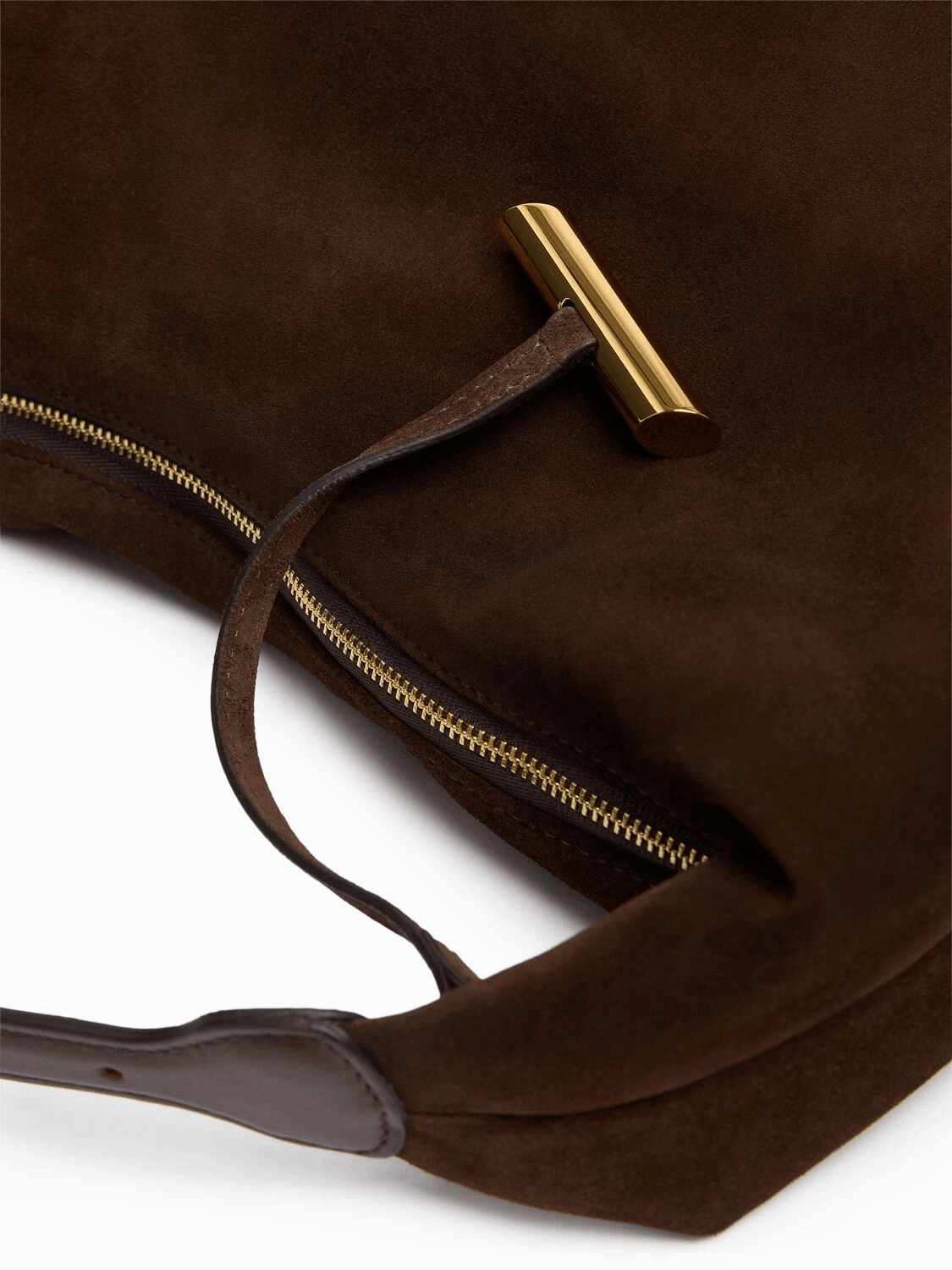 Liffner LIFFNER Dark Brown Suede Shoulder Bag New And Authentic Size ONE SIZE - 3 Thumbnail