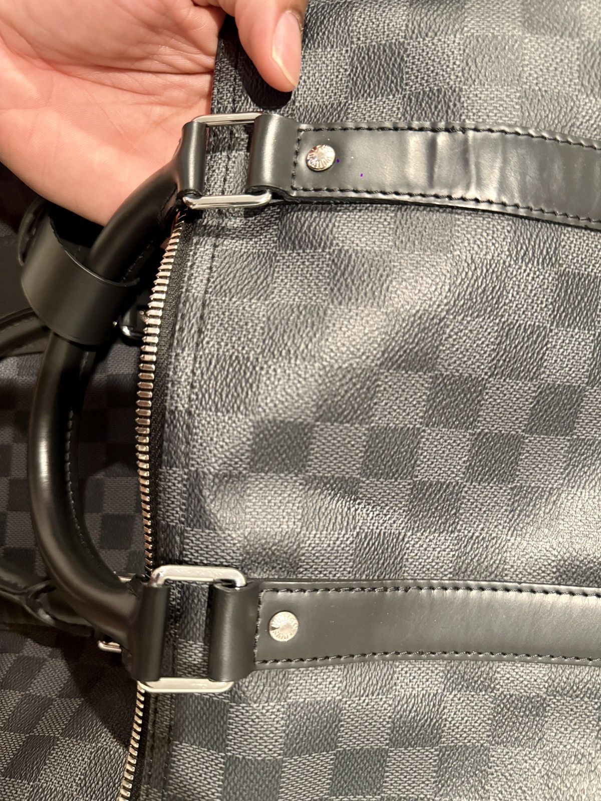 Louis Vuitton Louis Vuitton Keepall Bandoulière duffle bag Size 46 - 14 Thumbnail