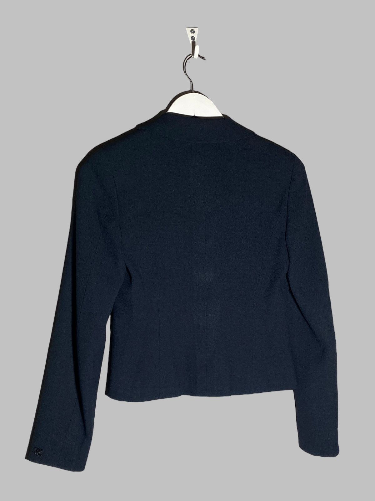 Chanel Chanel Navy Blue Blazer Embellished Rhinestone Button Jacket Size XS / US 0-2 / IT 36-38 - 3 Thumbnail
