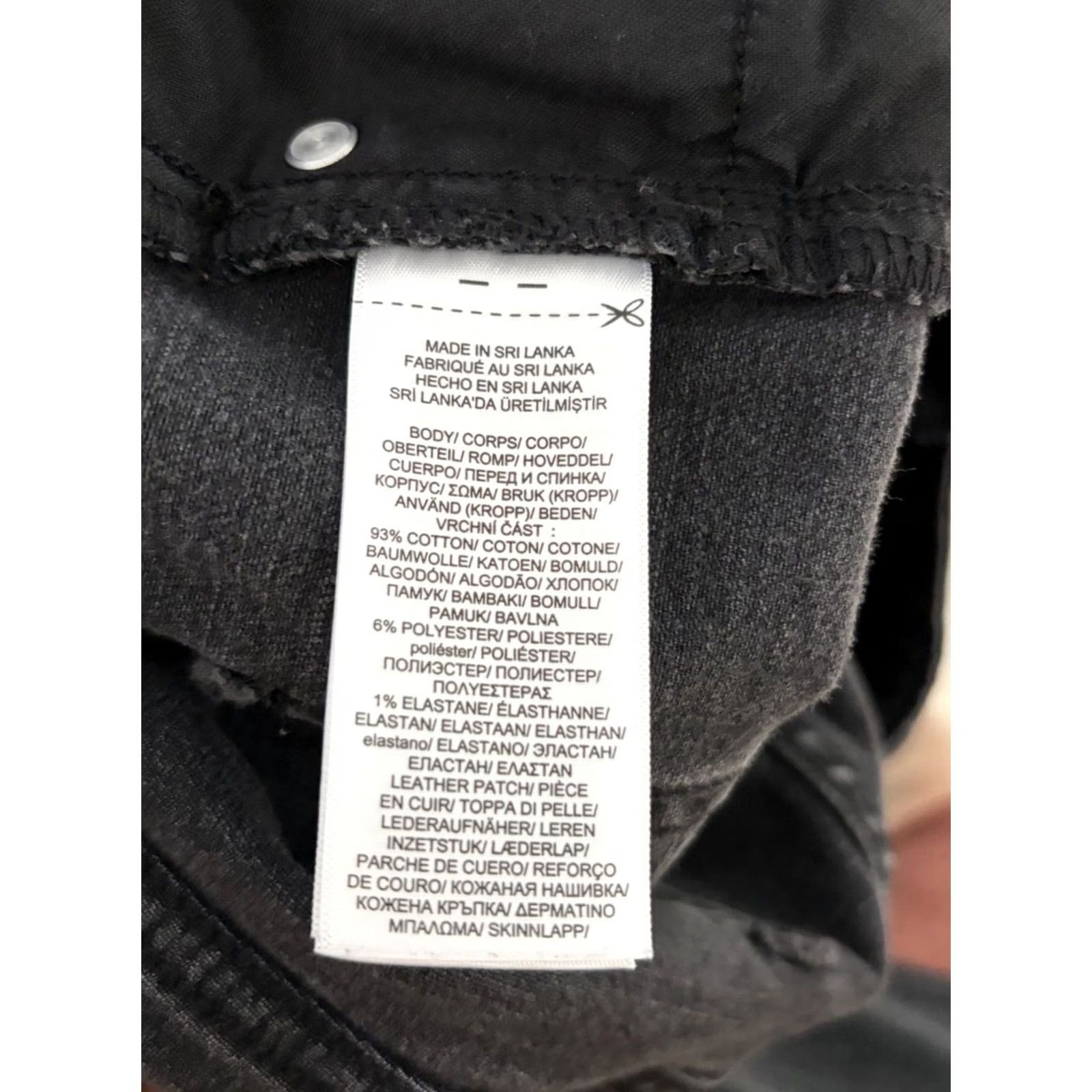 Ralph Lauren Lauren Ralph Lauren Jeans Womens 18 Black Straight High Rise Denim Pants 5-Pocket Logo Zipper Button Stretch Classic Plus Size Type Jeans Girls Womens Size 40" / US 18 - 8 Thumbnail