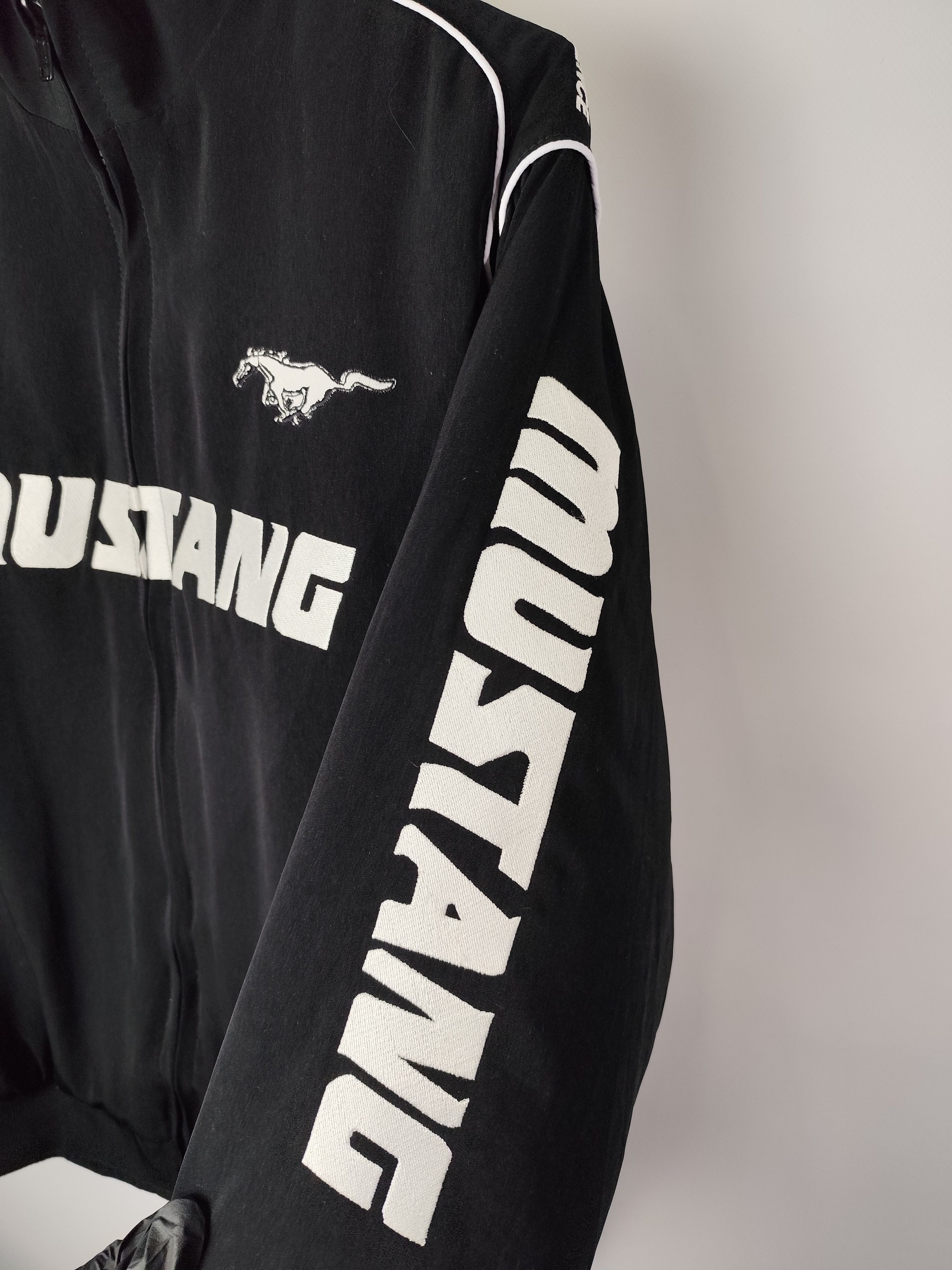 Vintage y2k Mustang GT Turbo Black Racing Jacket Formula 1